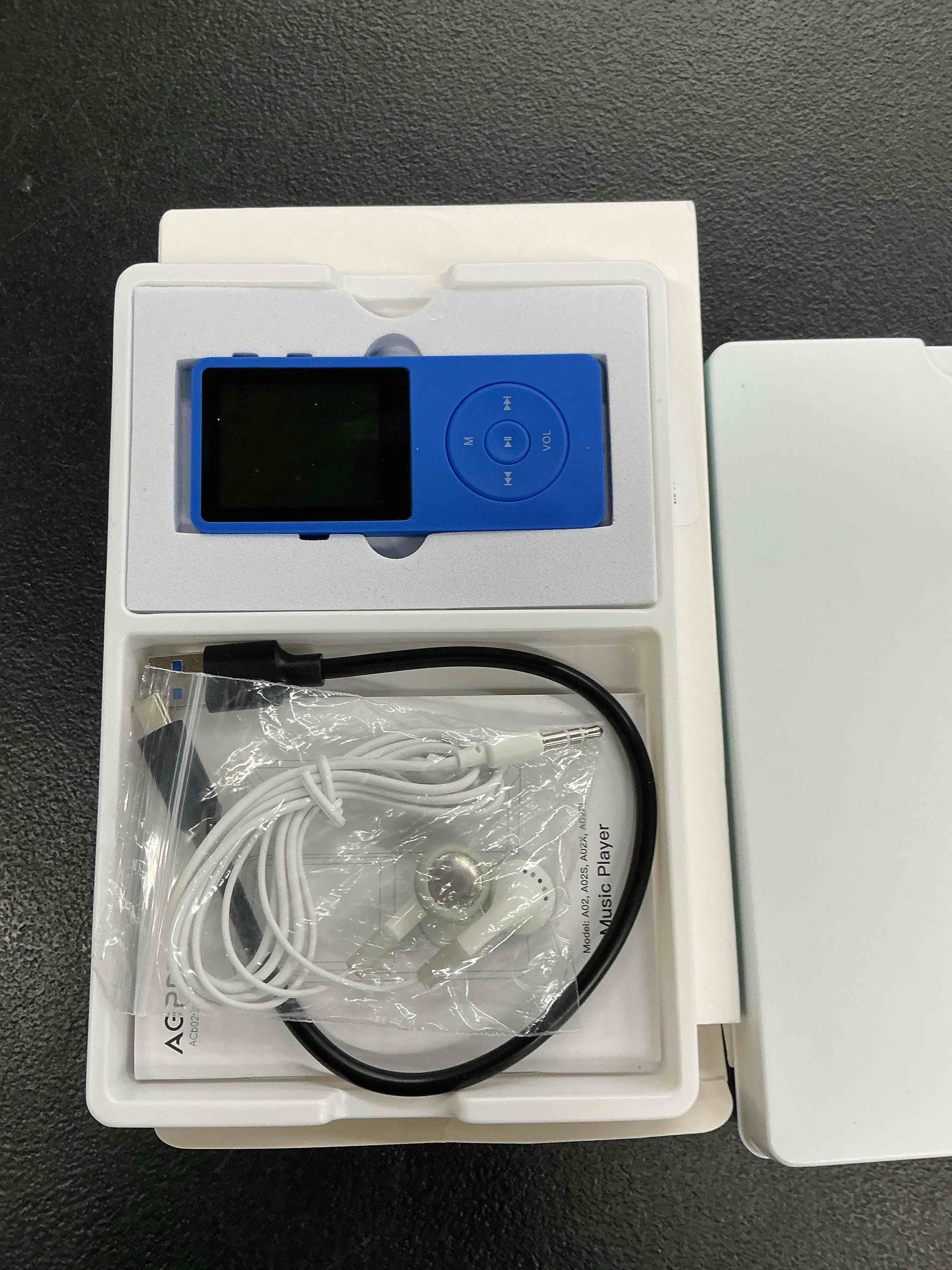 Condition photo showing Good Condition for agptek a02s 16gb mp3 player, 70 hours playback lossless sound music player, supports up to 128gb, dark blue 16gb deep blue