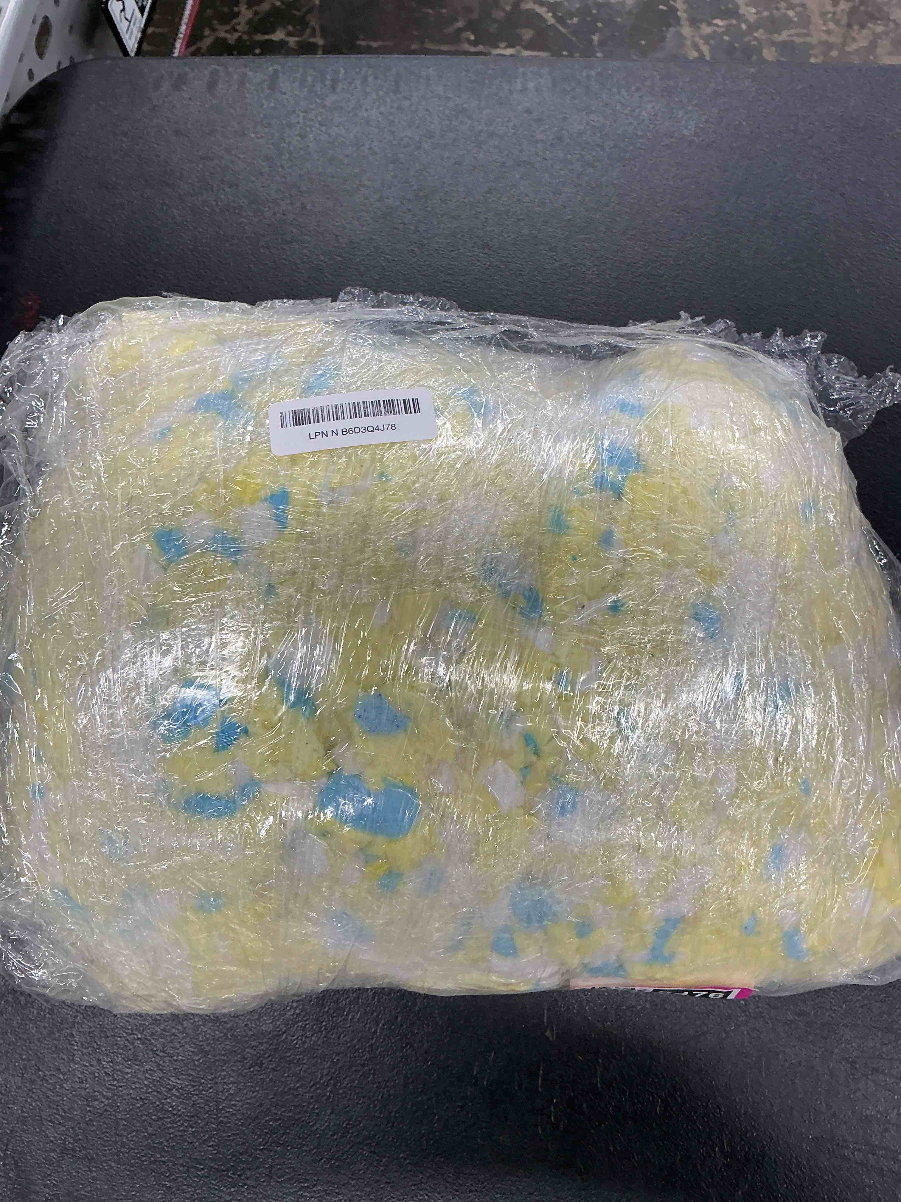 Condition photo showing Good Condition for jecqbor 10lbs shredded memory foam filling for bean bag chair, premium beanbag stuffing high density memory foam refill multi color 10lbs