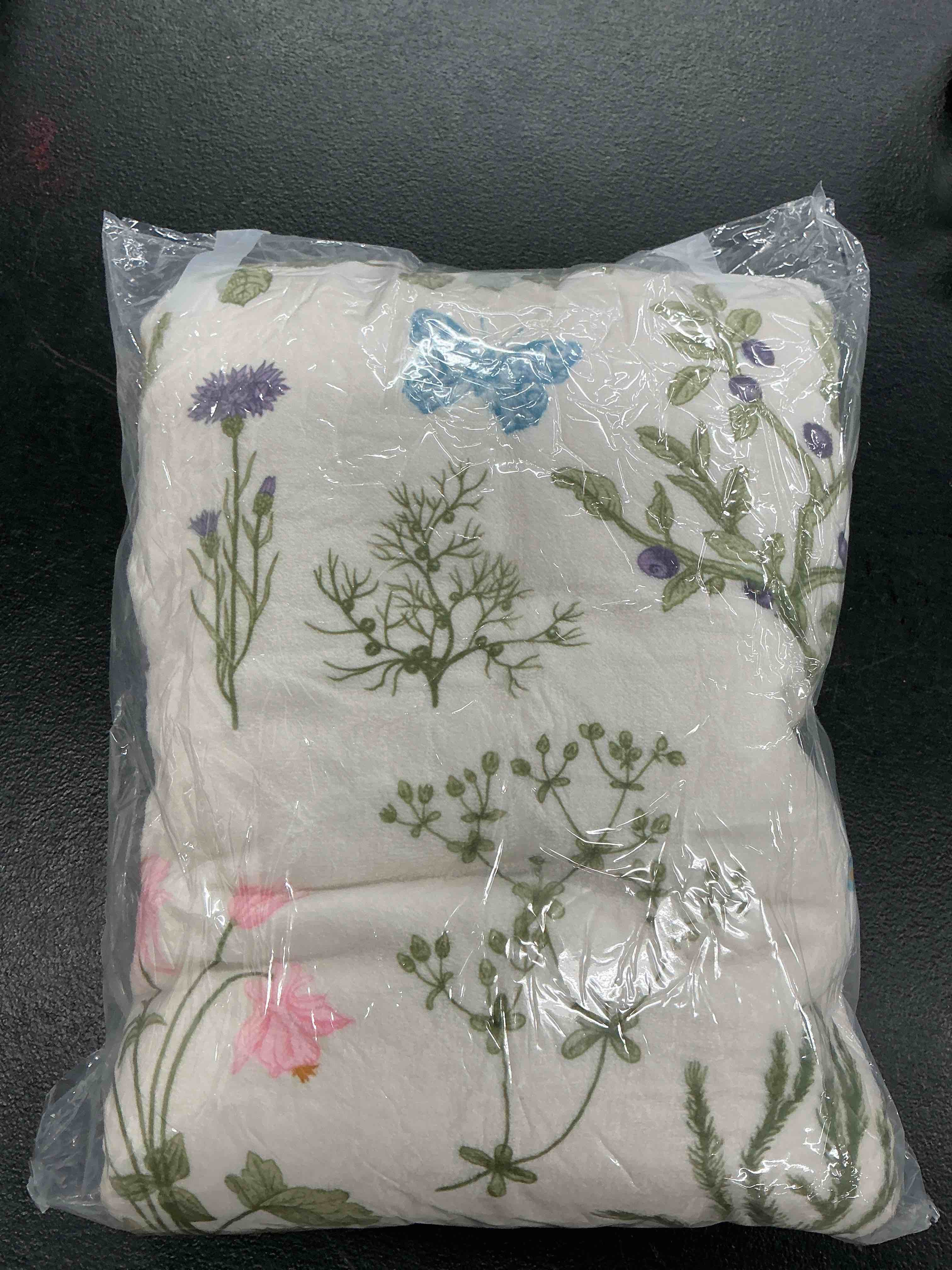 Condition photo showing Good Condition for horaldaily spring summer flannel blanket throw, green plants wild flowers soft fuzzy plush cozy fleece blankets for couch sofa bed lounging, ideal gifts for kids adults self, 50x60 beige throw(50x60'')