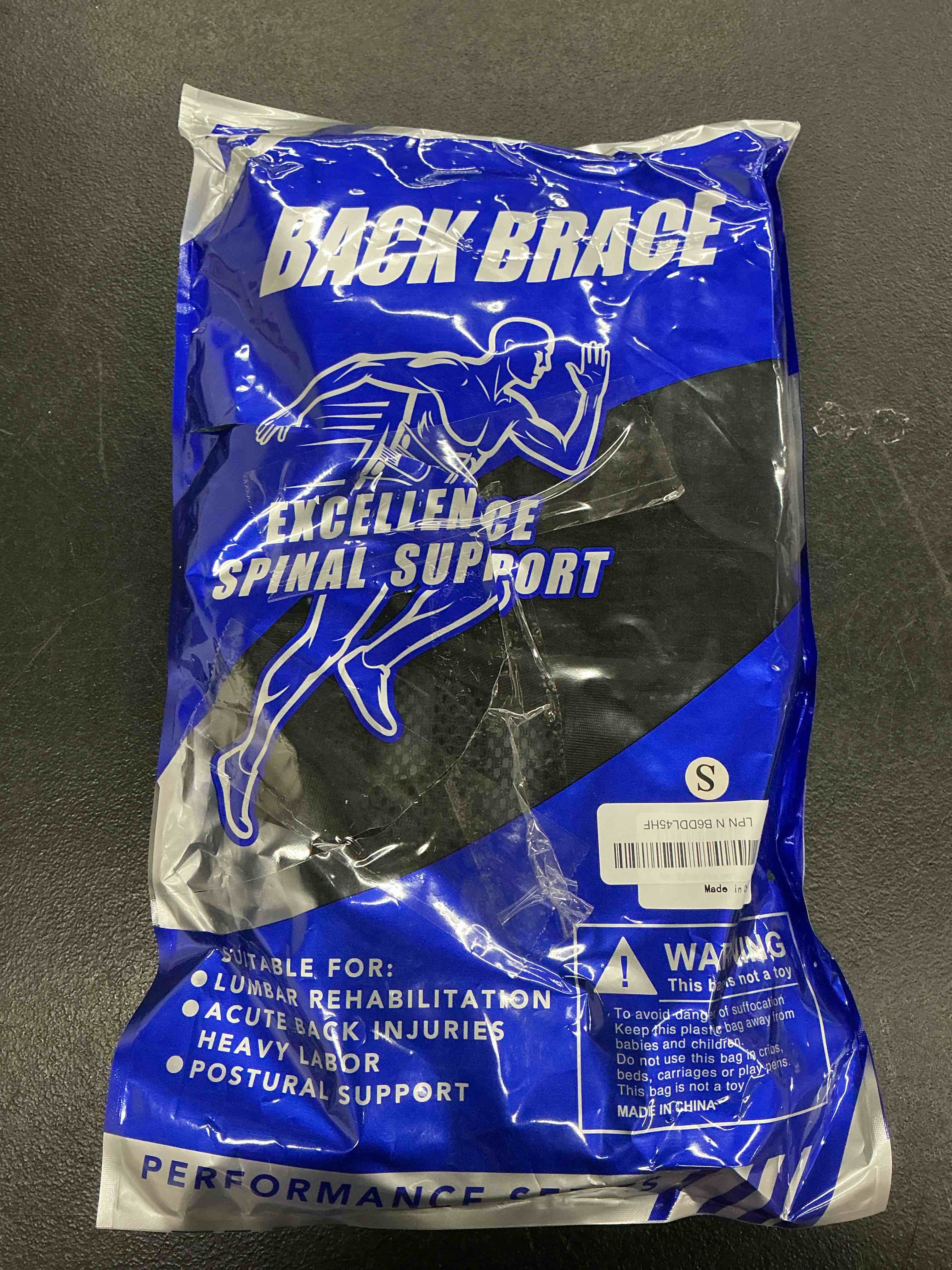 Condition photo showing Good Condition for posture corrector for women & men, back brace advanced full back support for upper & lower back pain relief, spine, neck, and hump, x-style medical-grade lumbar support system with adjustable shoulder straightener and breathable design for long sitting and exercise black small (waist 31"-35")