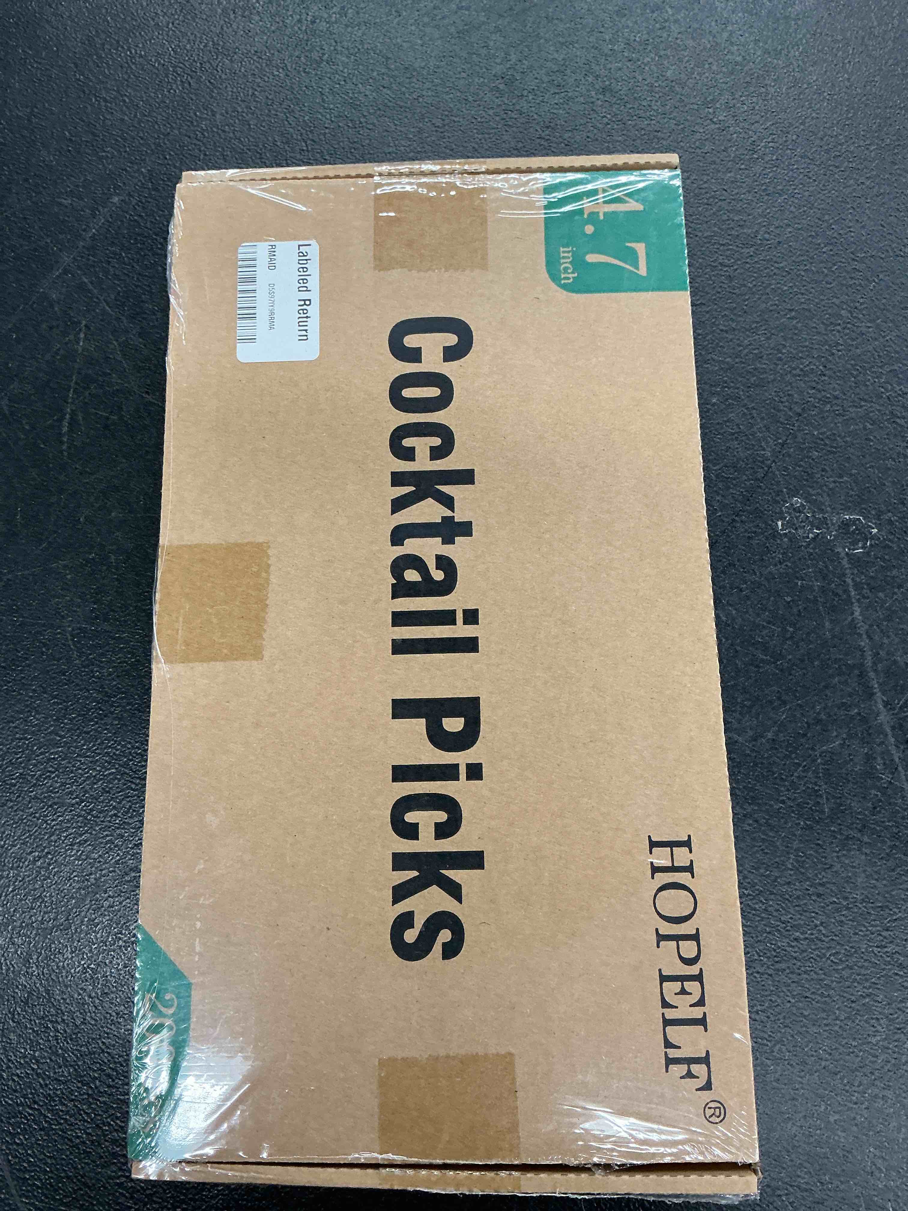 Condition photo showing New/Like New for 200pcs cocktail picks, fancy toothpicks for appetizers, decorative skewers for appetizers drinks party fruit, 4.7 inch long wooden bamboo gold ball food sticks charcuterie boards accessories 4.7 inch & ball/200pcs gold