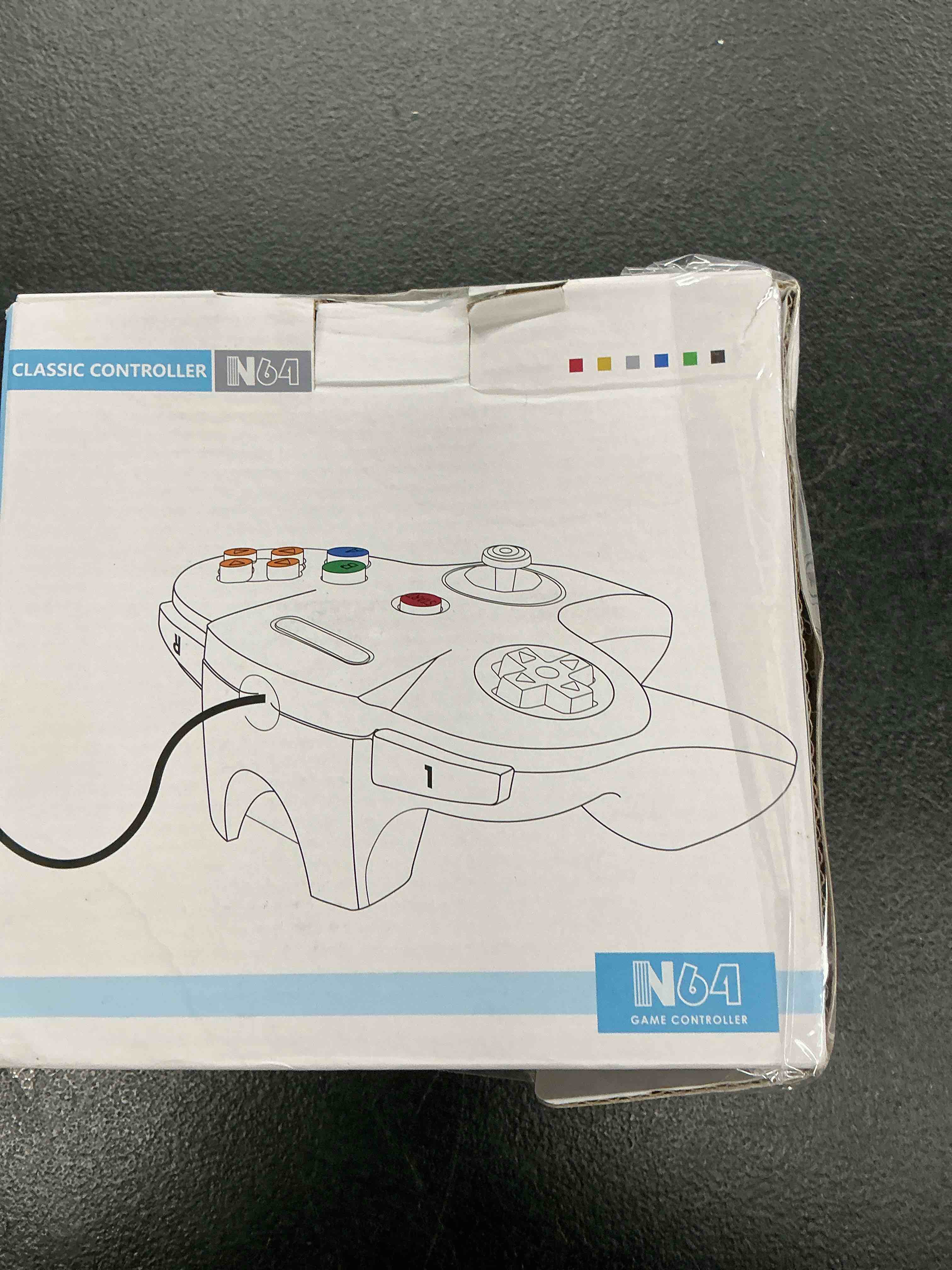 Condition photo showing Good Condition for kiwitata classic n64 controller, retro n64 wired remote joystick gamepad controller compatible with n64 video game system console gray