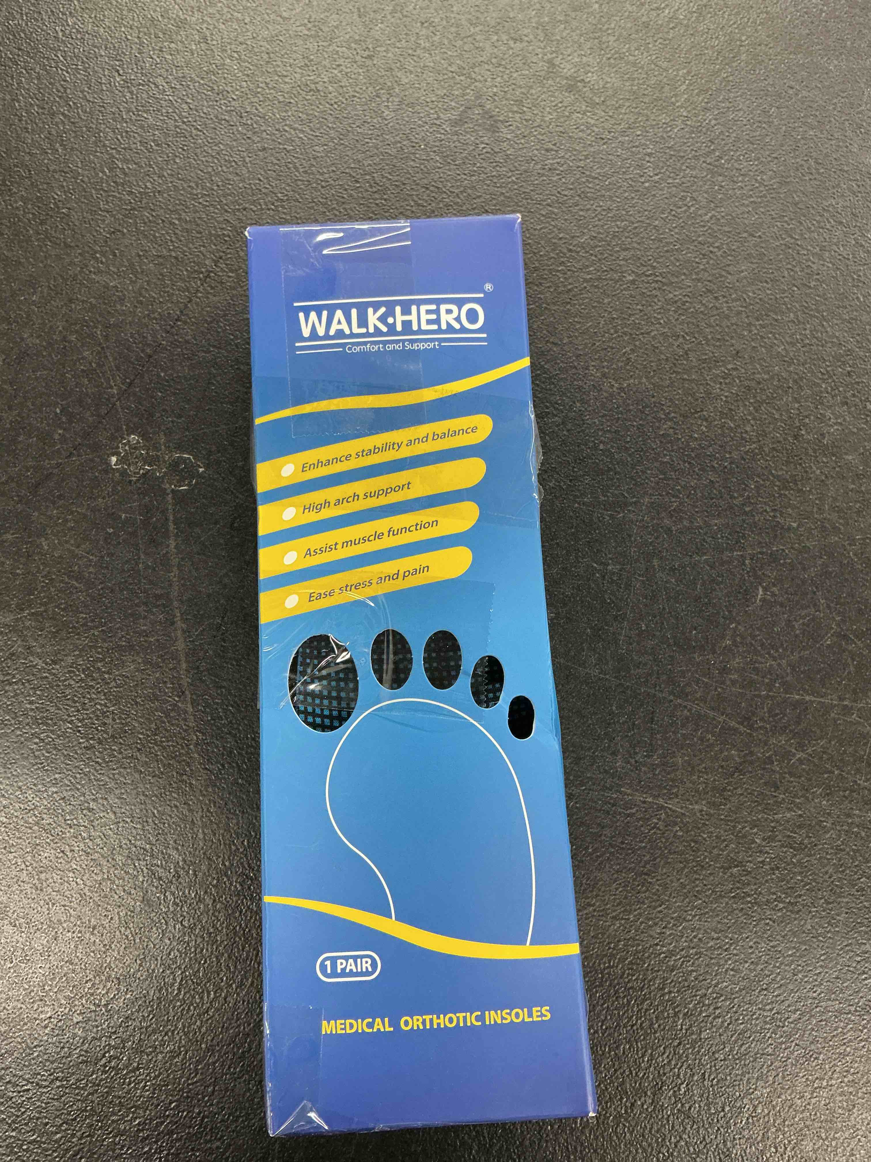 Condition photo showing Good Condition for plantar fasciitis relief - arch support insoles for men women, shoe inserts for flat feet, orthotic shoe insoles all-day energy and comfort with every step (mens 11-11 1/2 | womens 13-13 1/2) blue mens 11 - 11 1/2 | womens 13 - 13 1/2