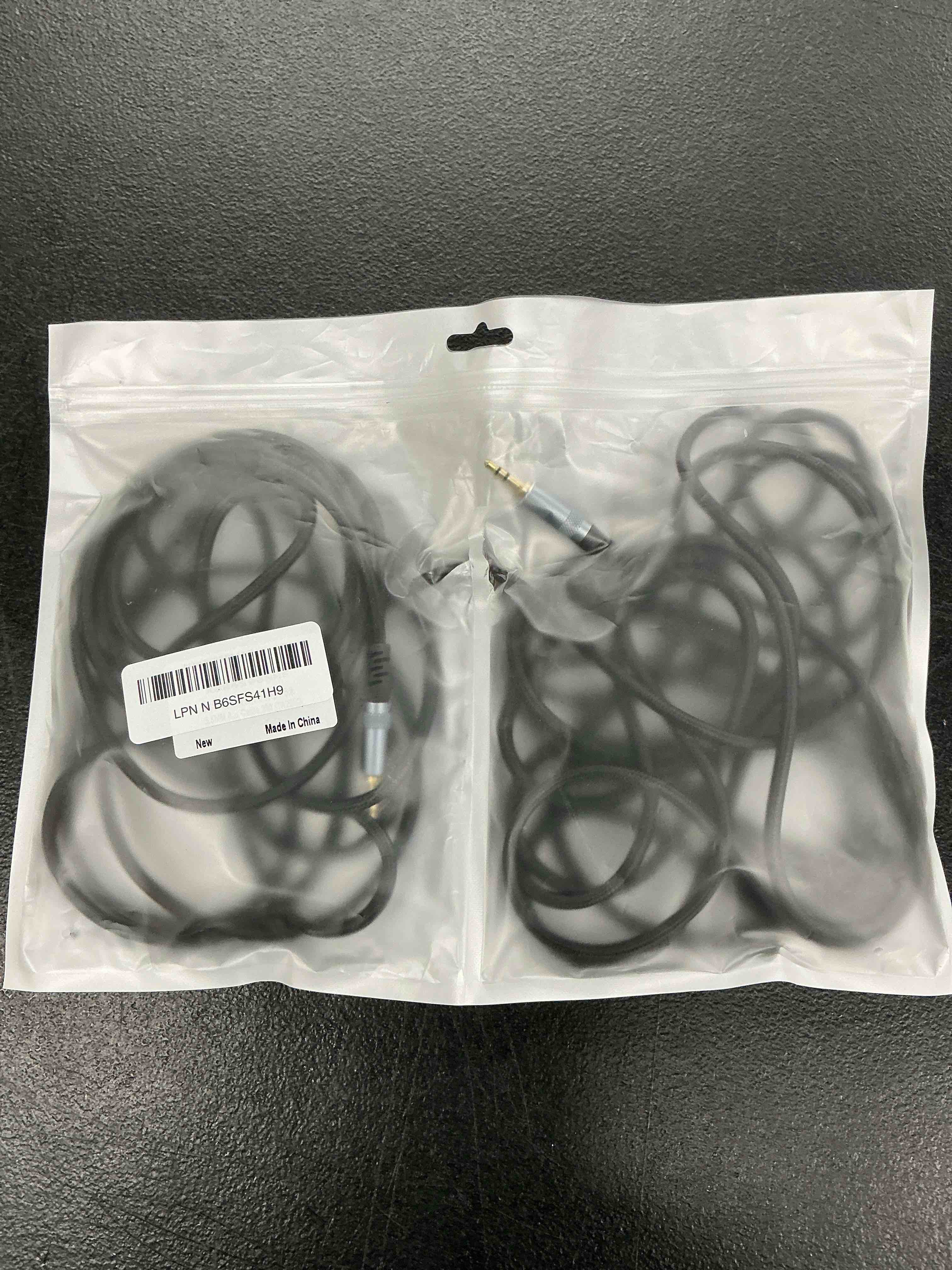 Condition photo showing Good Condition for aux cable 25ft 3.5mm audio long aux cord male to male braided, ofc core stereo auxiliary 1/8 trs headphone jack compatible with tv car laptop smartphone tablet mp3 switch 25 feet 1