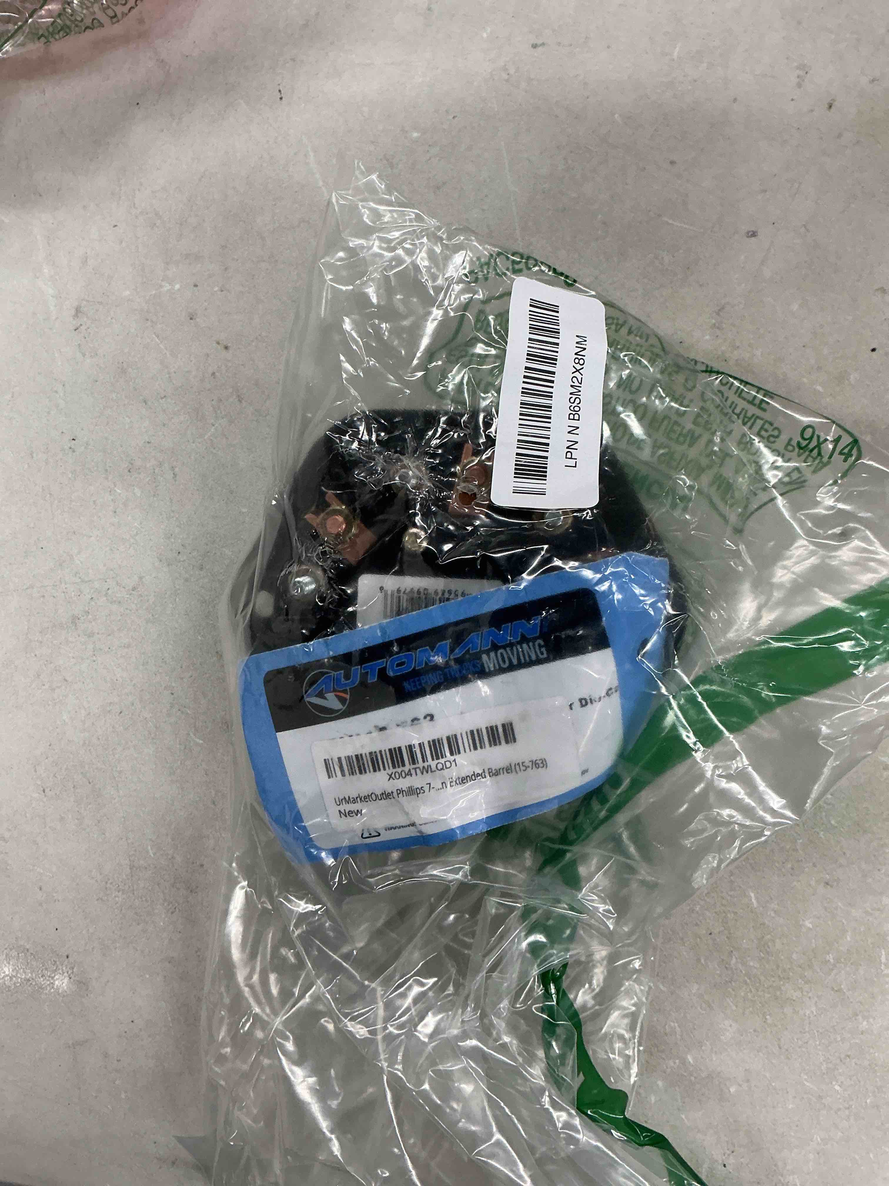 Condition photo showing Good Condition for phillips 7-way sta-dry 30 amp circuit breakers split pin extended barrel (15-763)
