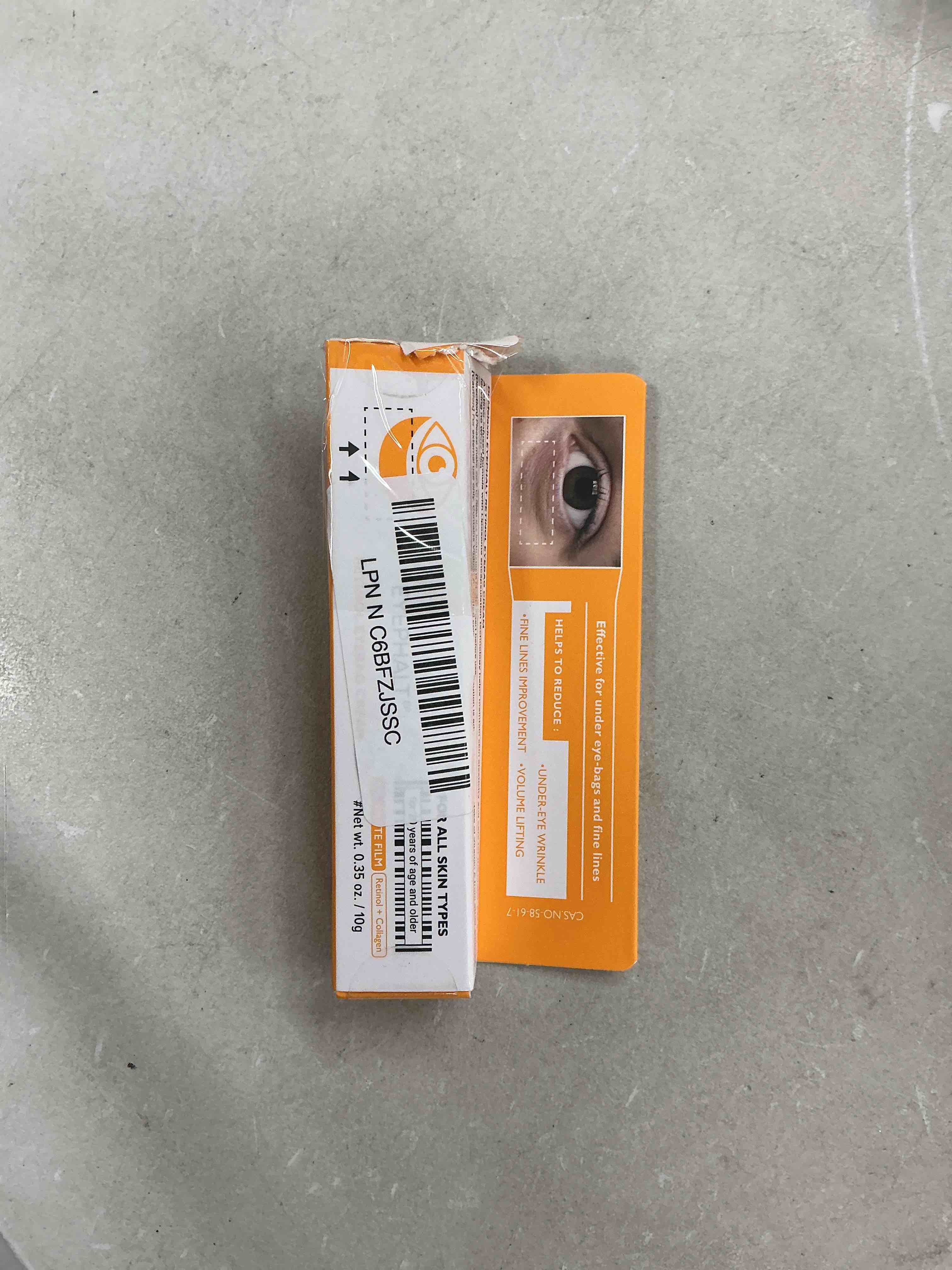 Condition photo showing Good Condition for dr.melaxin retinol eyebag cream for puffiness, dark circles & fine lines, wrinkle, egf anti-aging under eye moisturizer with niacinamide&ceramide makeup friendly korean skin care