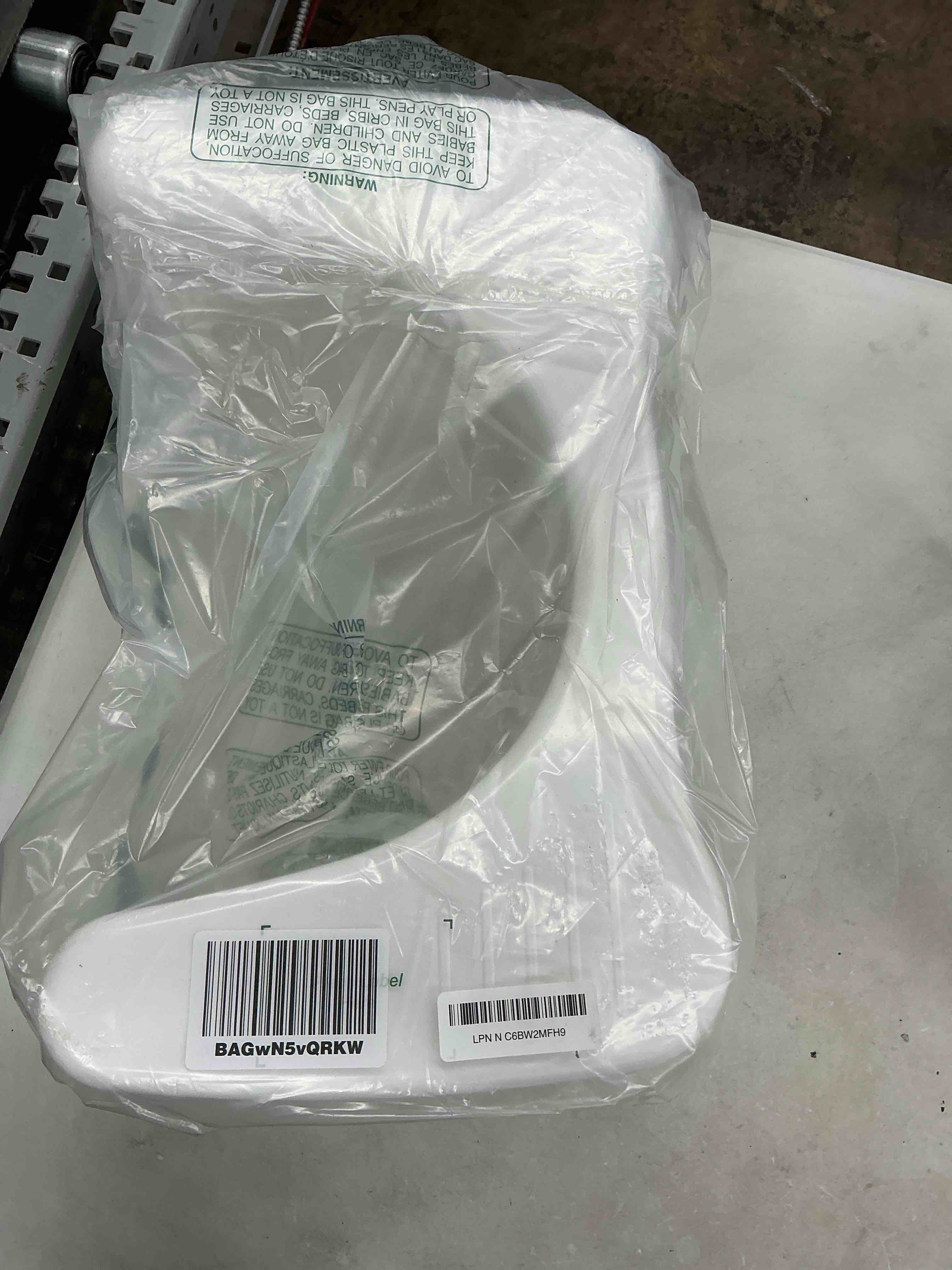 Condition photo showing Good Condition for squatty potty simple curve bathroom toilet stool 7" white