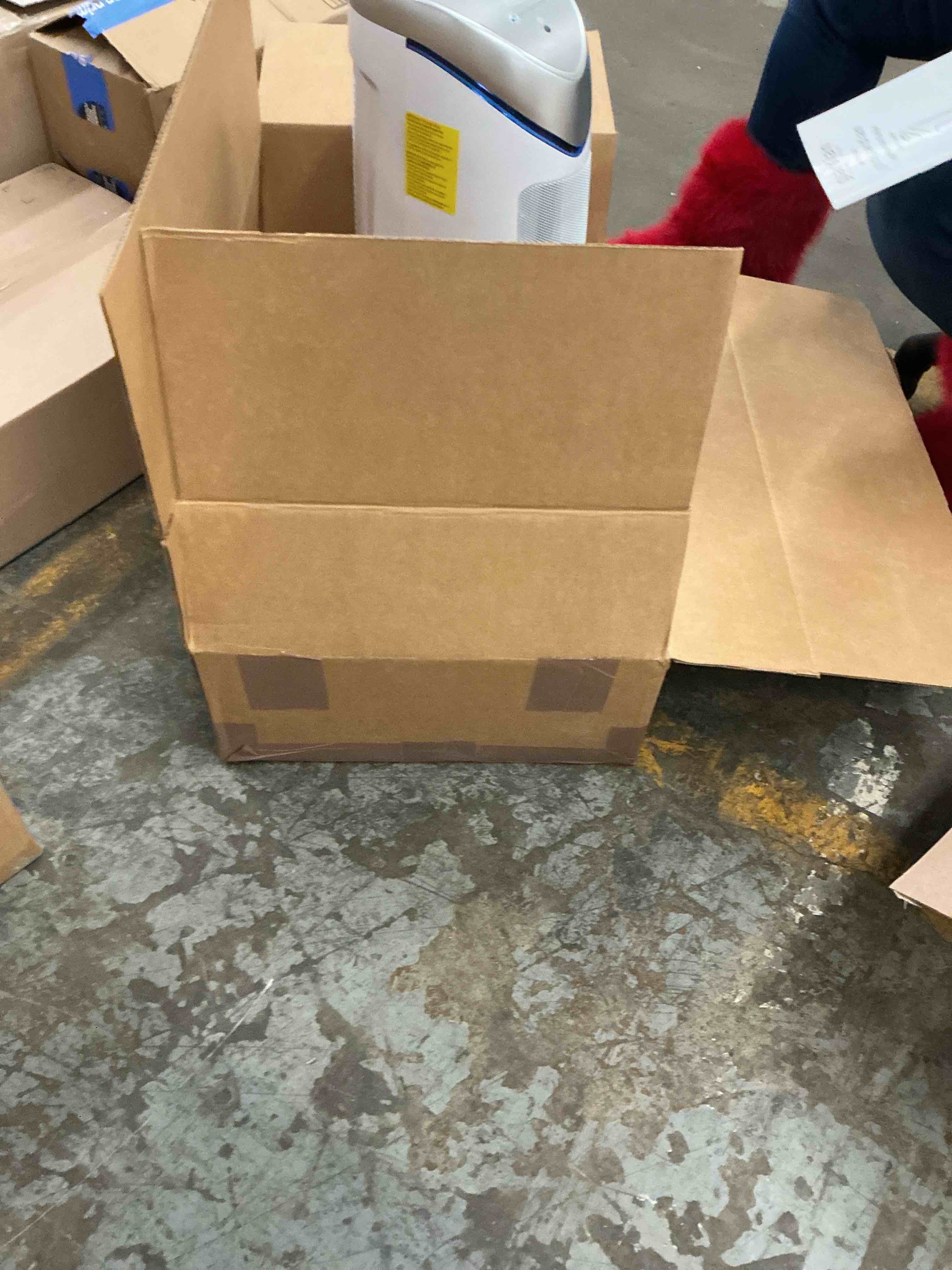 GermGuardian 4-In-1 HEPA Air Purifier for Home, Large Rooms Up To 743 Sq. Ft. with HEPA Air Filter, UC-V Light & Odor Reduction, AC4825E, 22" Tower, **WHITE