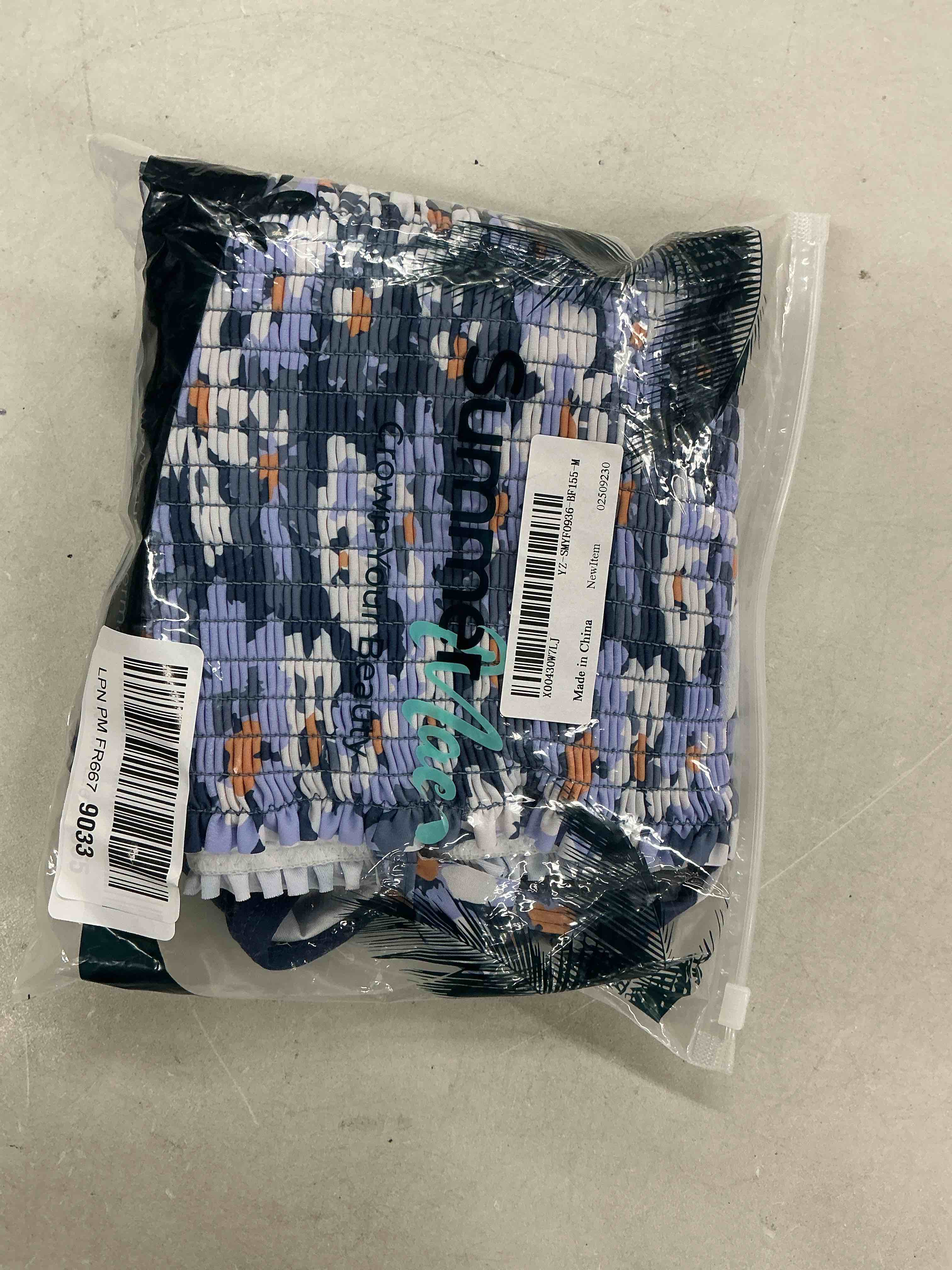 Condition photo showing Good Condition for summer mae maternity high waist bikini swimsuit two piece ruffled hem cute bathing suit floral pregnancy swimwear medium dewdrop blooms