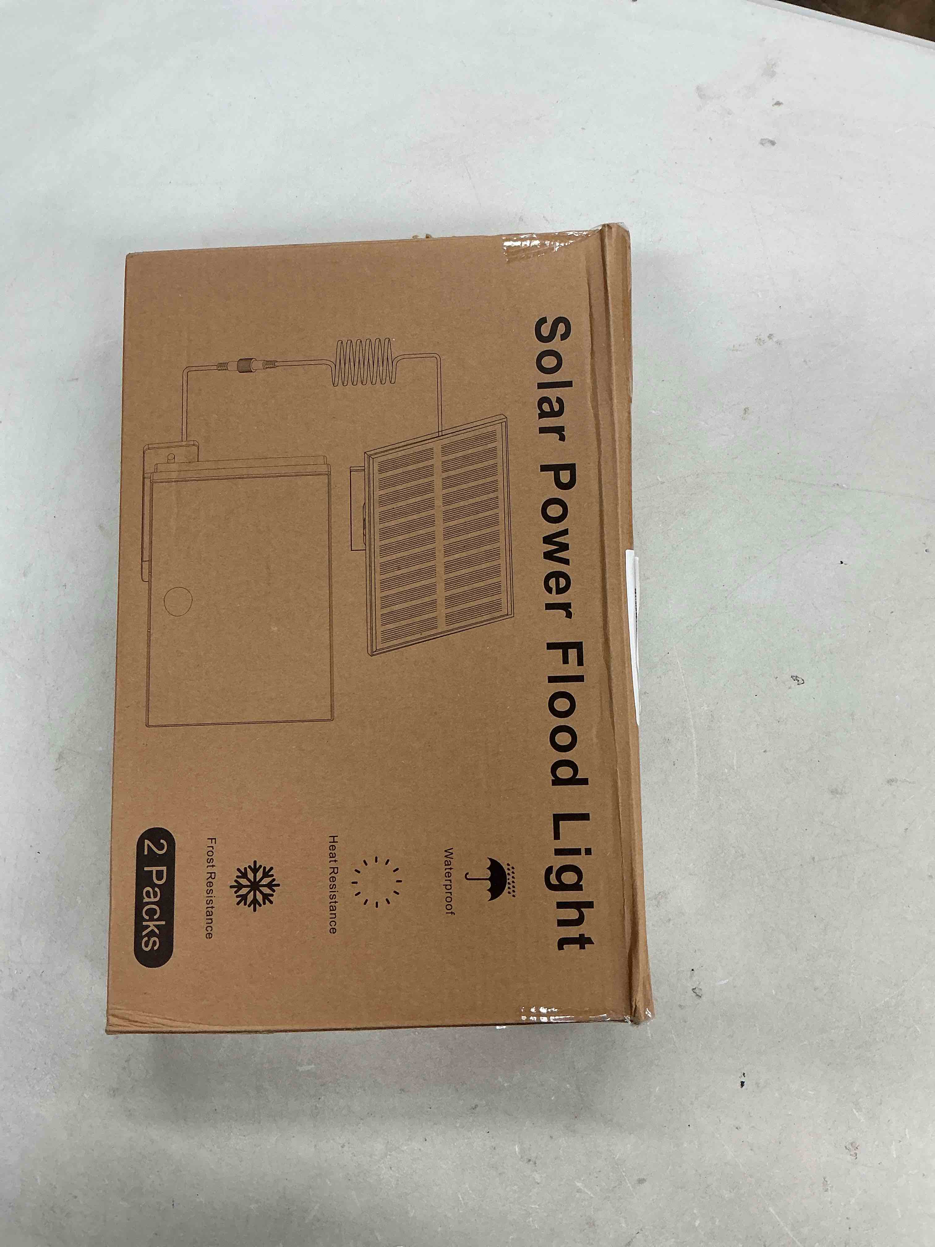 Condition photo showing Good Condition for solar lights for outside, 172led 3modes split motion sensor outdoor lights with remote control, solar lights outdoor waterproof ip65, outdoor solar lights for yard,patio,garden,garage, 2 pack