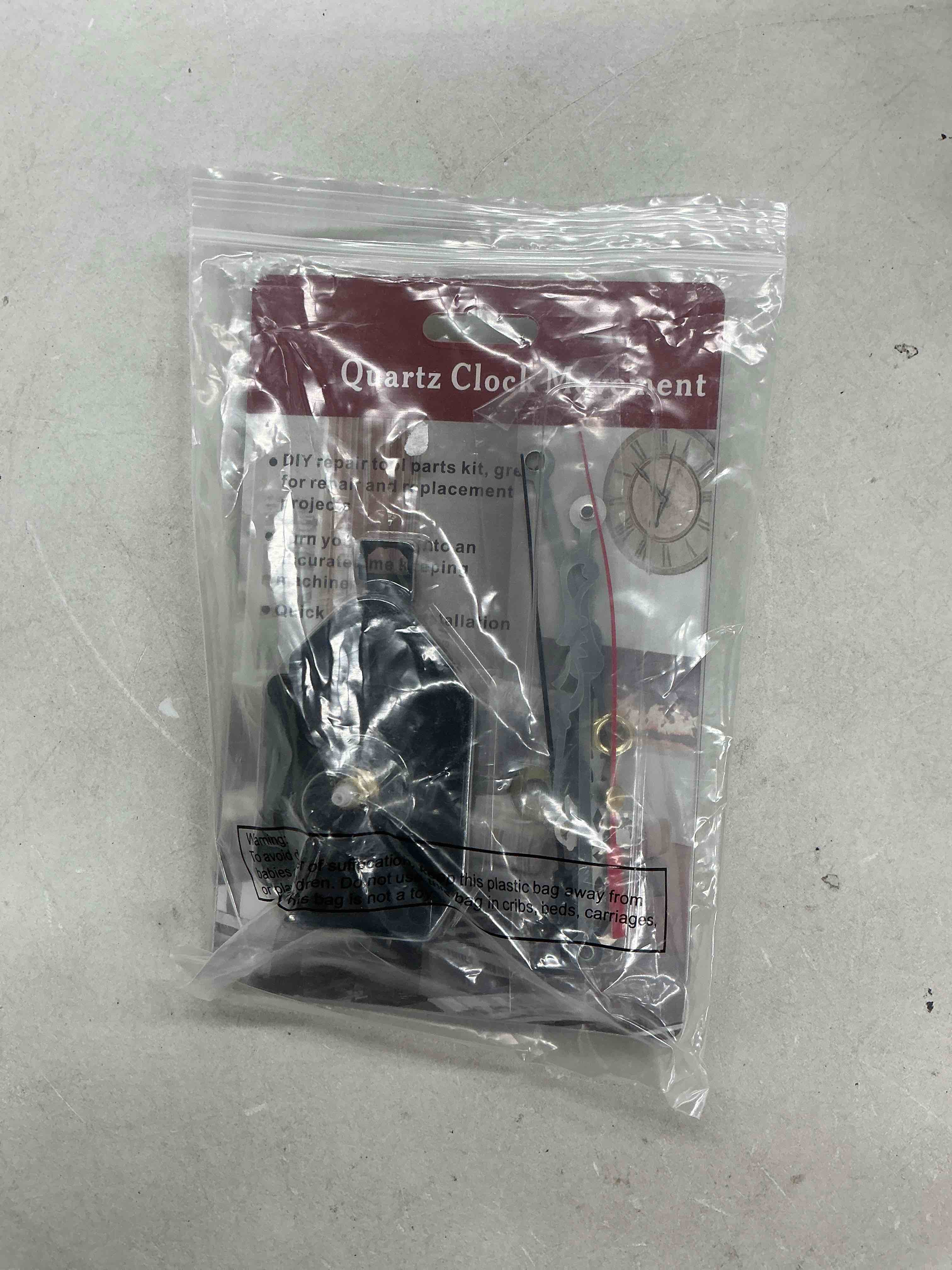 Condition photo showing Good Condition for hicarer quartz pendulum clock movement mechanism diy repair parts replacement with 2 pairs hands and pendulum for diy clock repair