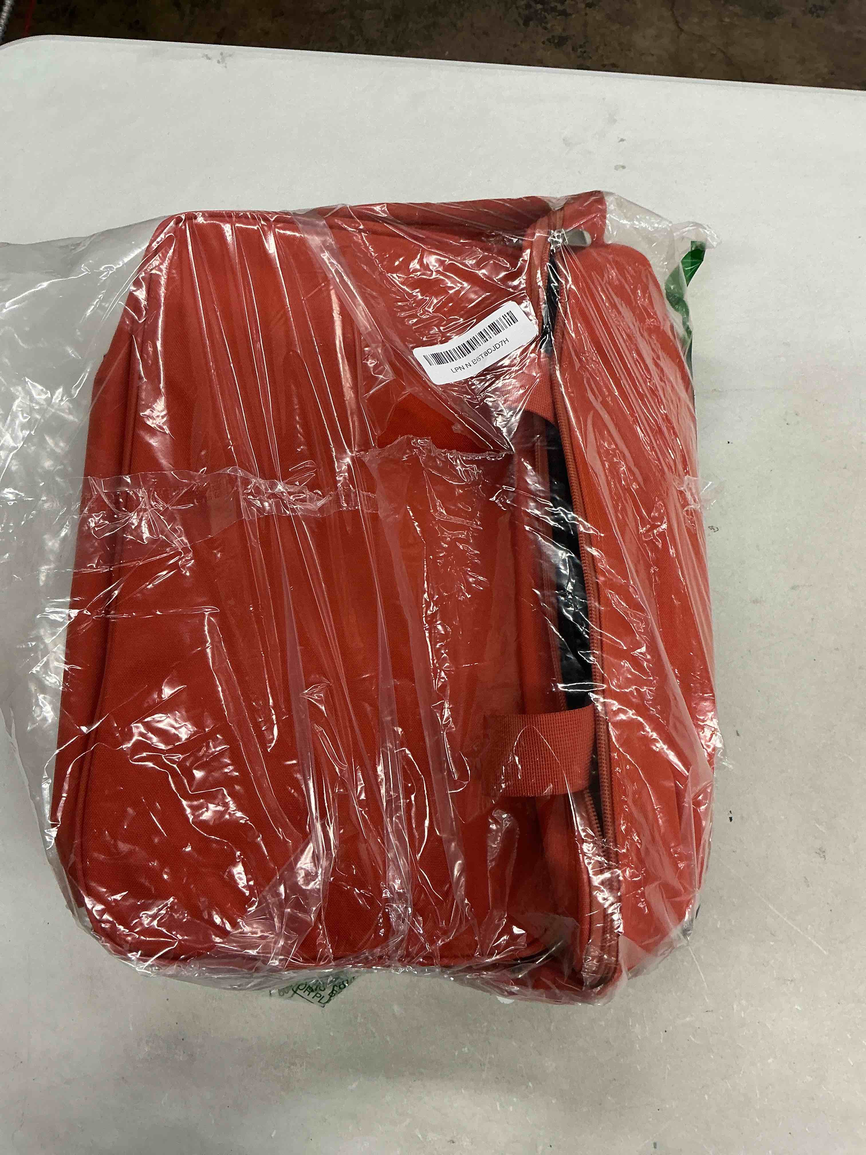 Condition photo showing Good Condition for aluminum alloy guitar pedal board 13.8" x 11" pedalboard with power supply bracket, includes carry bag & mounting tapes (orange, gka-14or) 13.8 x 11 in orange