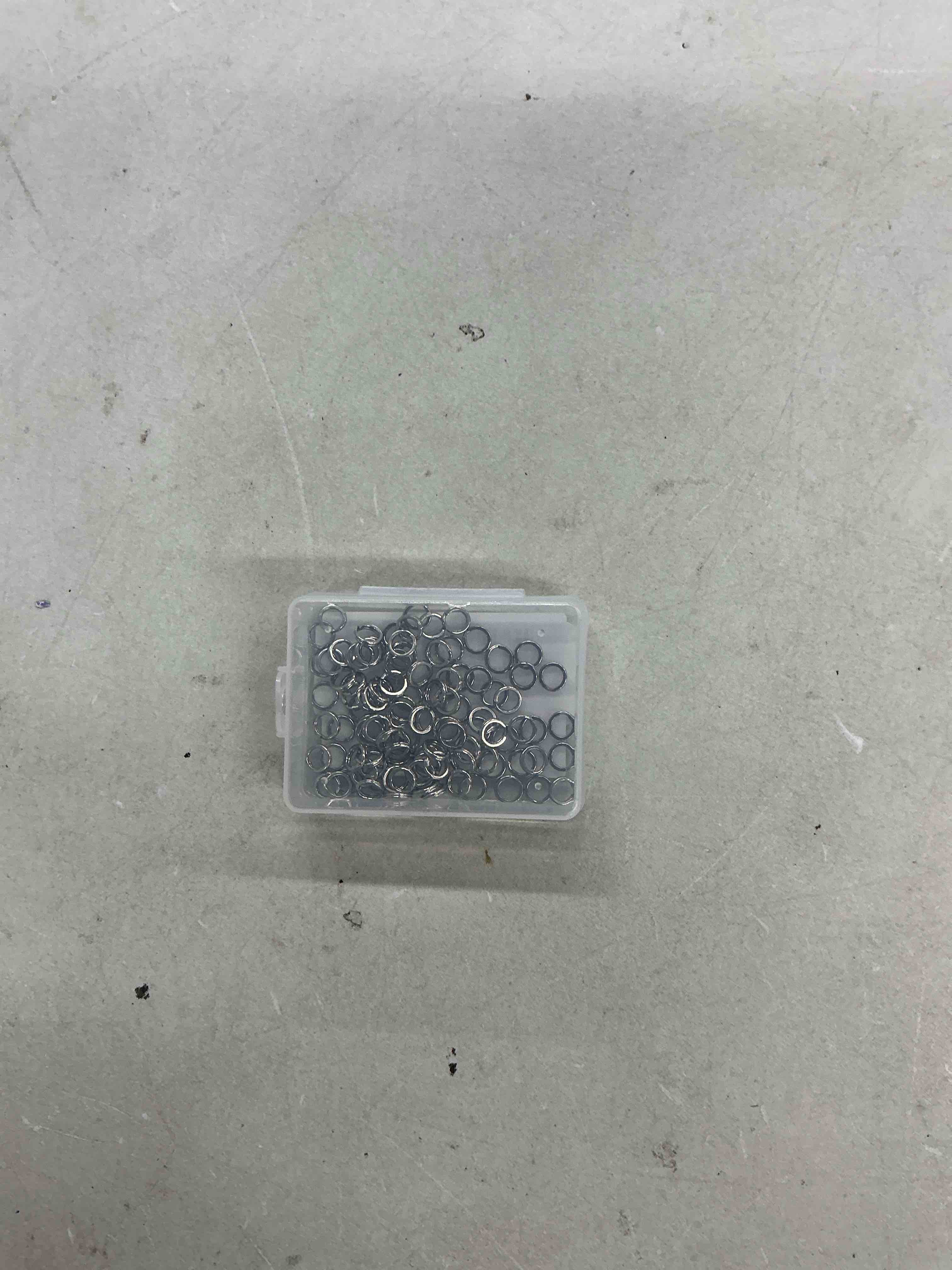 Condition photo showing Good Condition for amysports stainless steel split rings saltwater high strength fishing split ring line connector fishing split rings freshwater loop size7 (61lb) 100 pcs