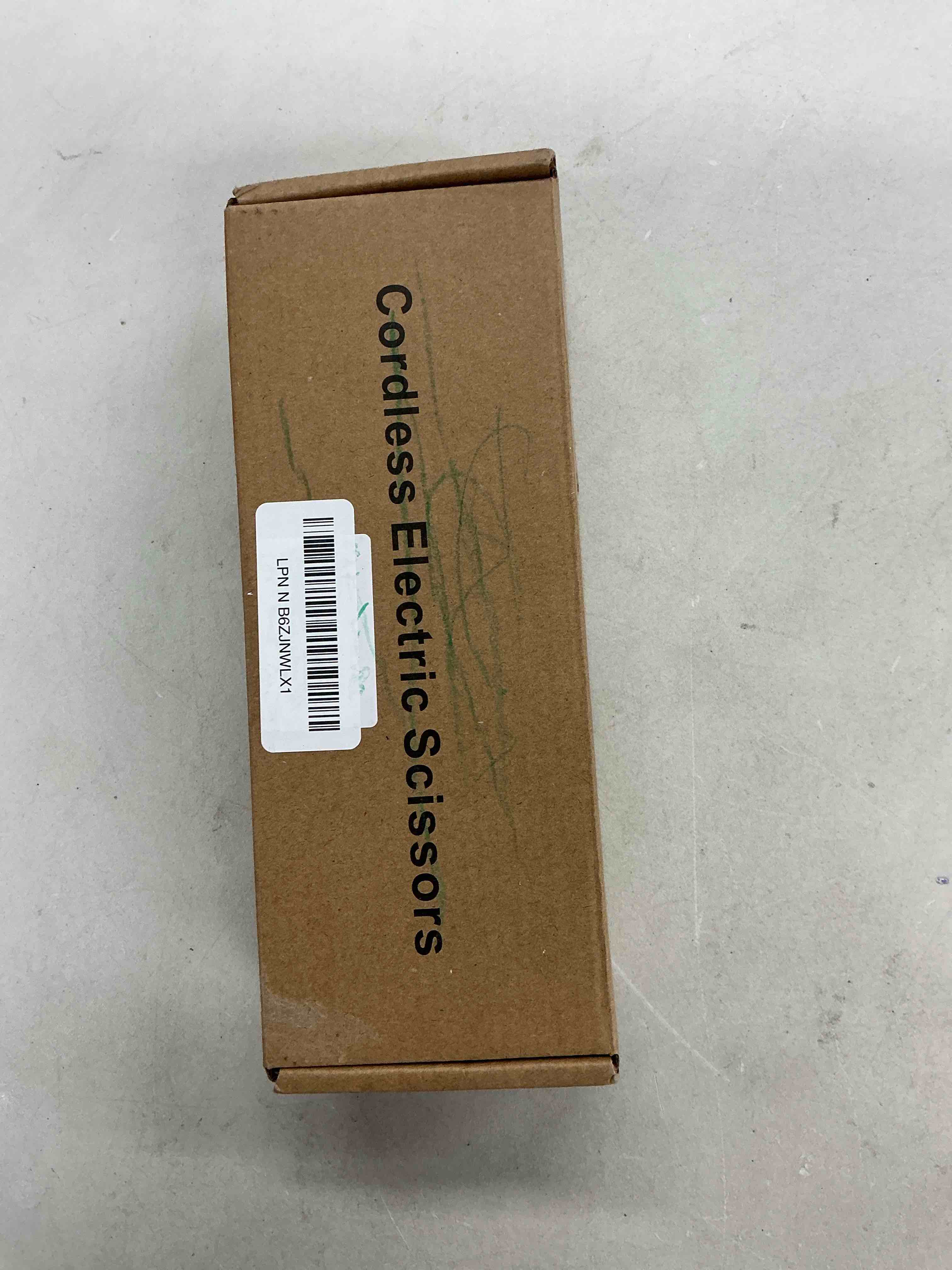 Condition photo showing Good Condition for cardboard cutter electric scissors, universal cutter with led and 2 blades, wireless rotary cutter, rechargeable for paper, cardboard, carpet, leather, felt, plastic (grey)