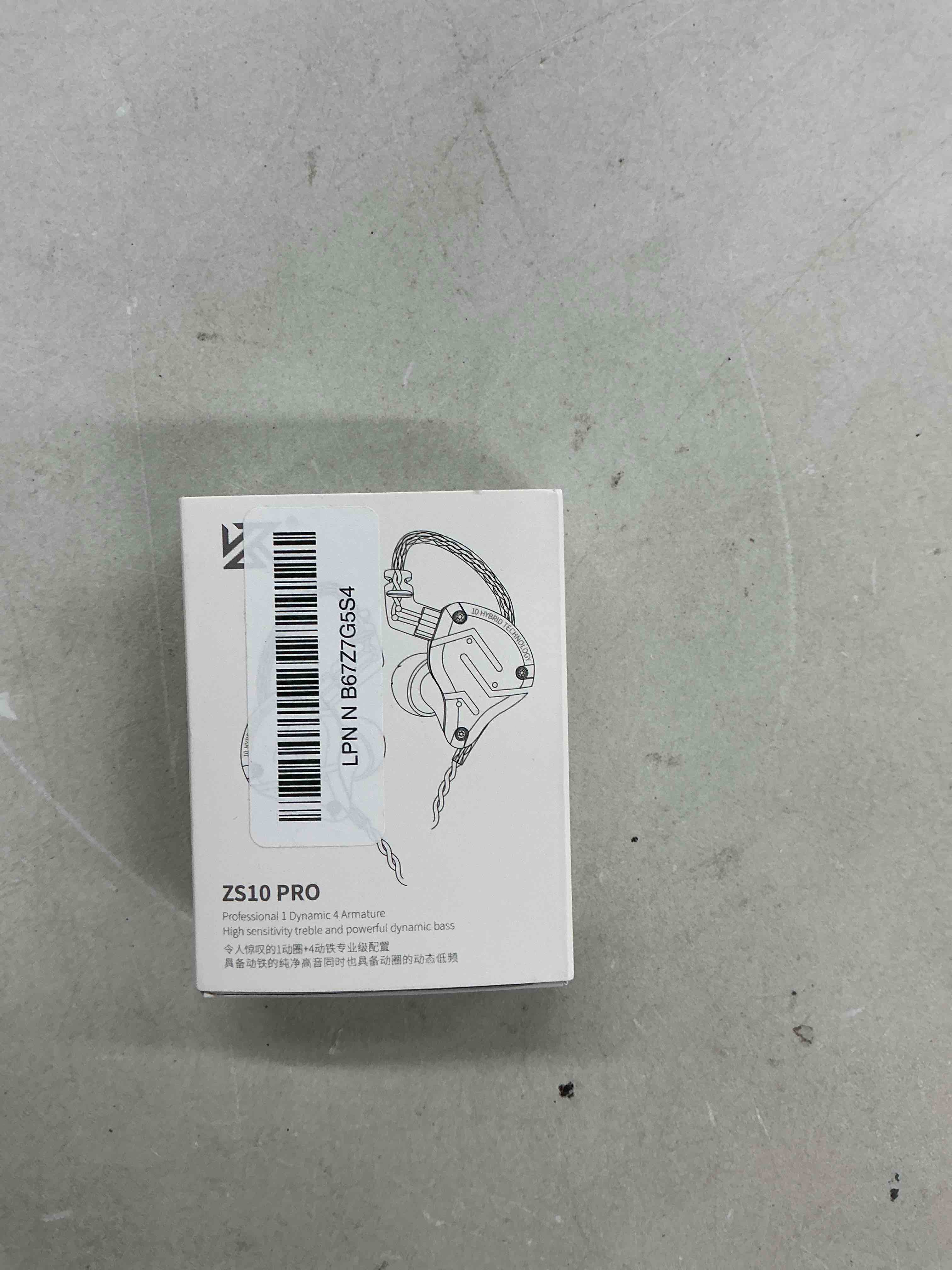 Condition photo showing Good Condition for linsoul kz zs10 pro, 4ba+1dd 5 driver in ear monitor, hifi wired earbuds, gaming earbuds, hybrid iem earphones with stainless steel faceplate, detachable cable for musician(without mic, dark black) dark black without mic
