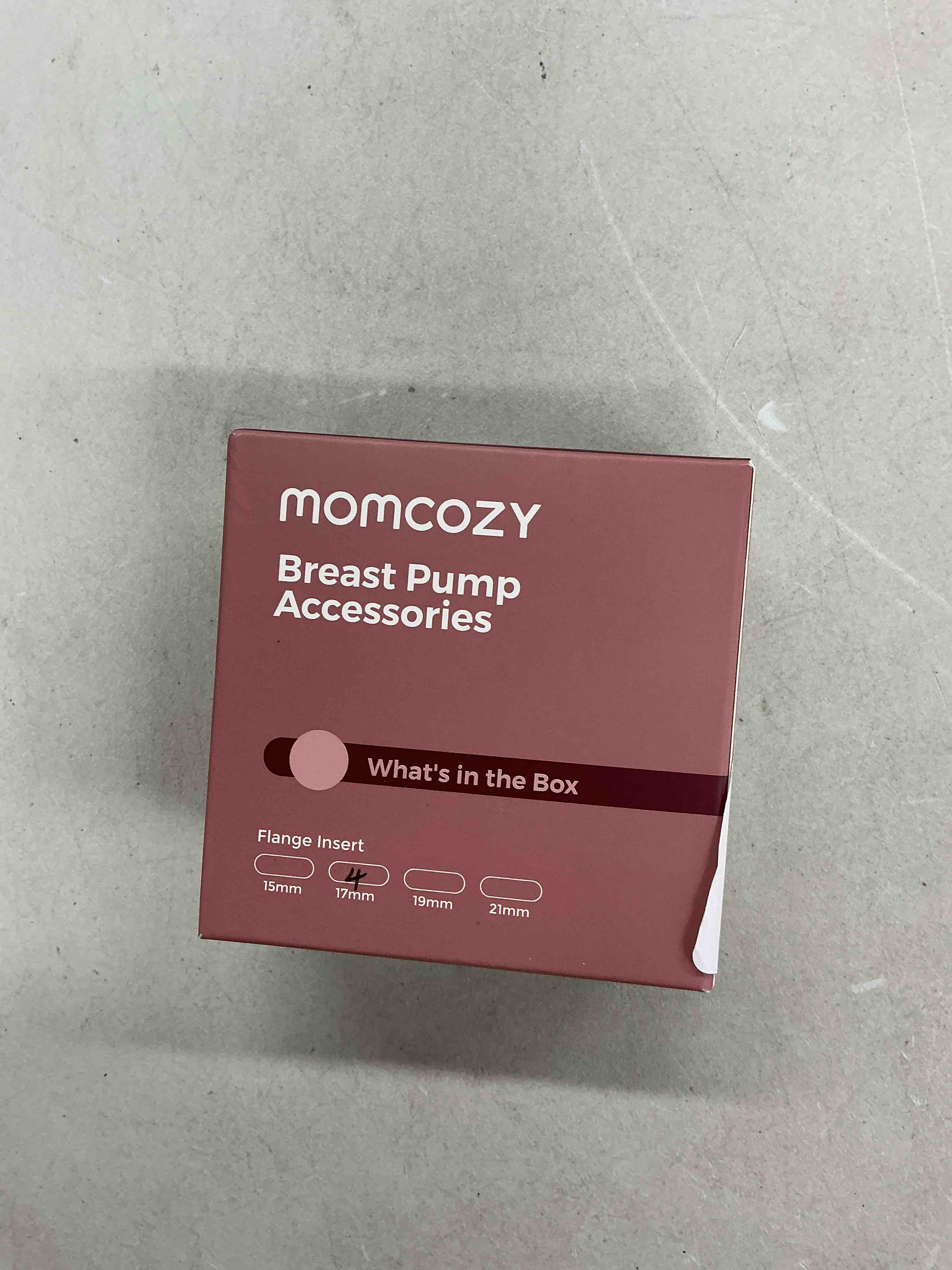 Condition photo showing Good Condition for momcozy original replacement accessories for m5| m6| m9, food-grade silicone & bpa free, original breastfeeding parts, inserts 17mm, 4 pack 17mm-4 pcs transparent