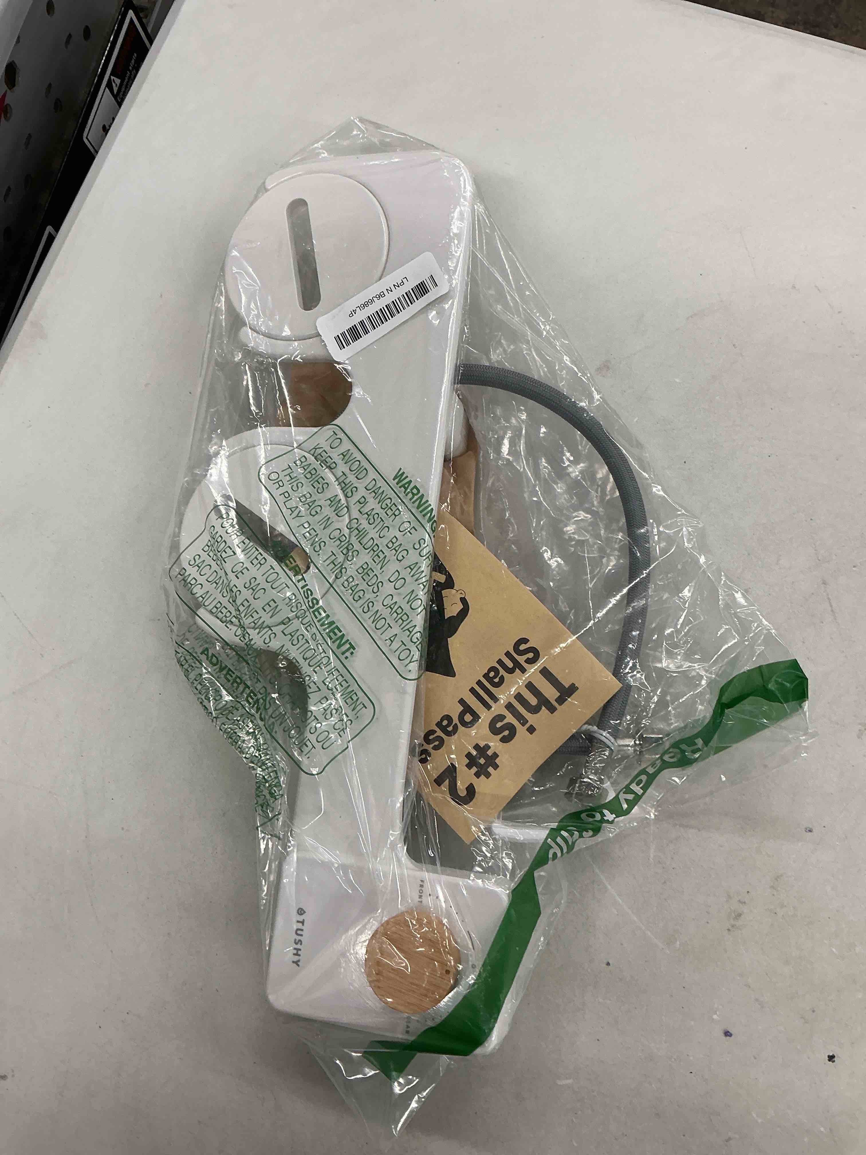 Condition photo showing Good Condition for tushy new fresh dual nozzle cool water bidet: ultra slim toilet seat attachment sprayer with luxury 2 in 1 front & rear, self-cleaning, 180º clean (diy install, 10 minutes), non-electric, bamboo knob