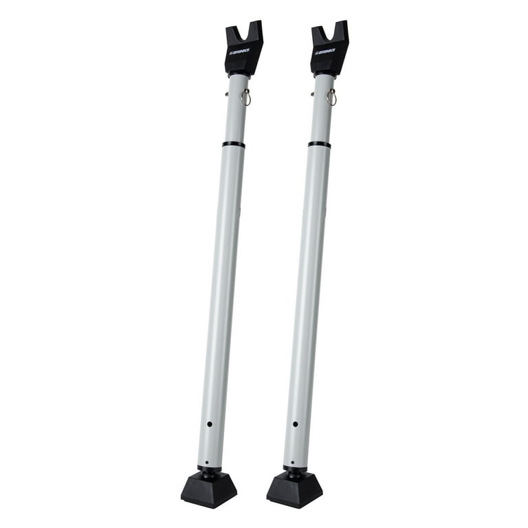 Brinks Heavy Duty Door Security Bar, Silver Adjustable Brinks Door Jammer for Home, Apartment, Travel, and Dorm, 2 pack