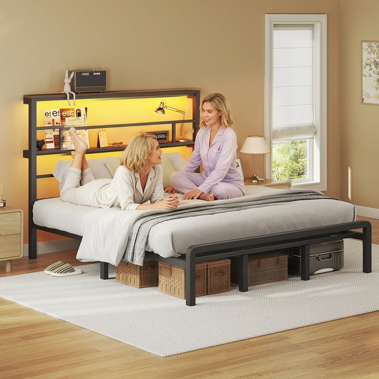 Slim Bathroom Storage Cabinet Narrow Bathroom Stand Black AOJEZOR