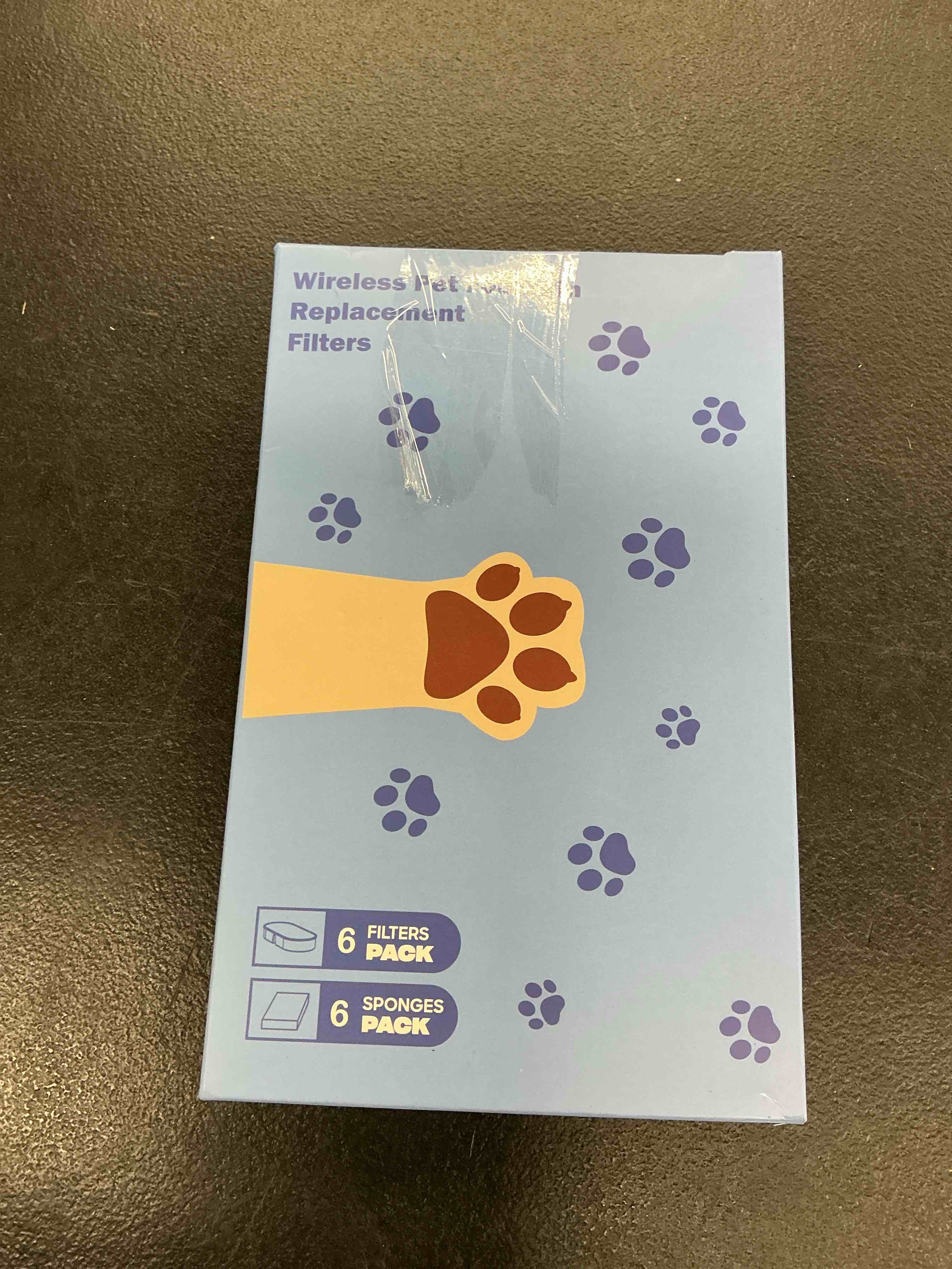 Condition photo showing Good Condition for replacement cat water fountain filters: vkimiss official 6 pack cat fountain replacement filters & pre-filter sponges for 108oz/3.2l automatic pet fountains (6 filters+ 6 sponges)