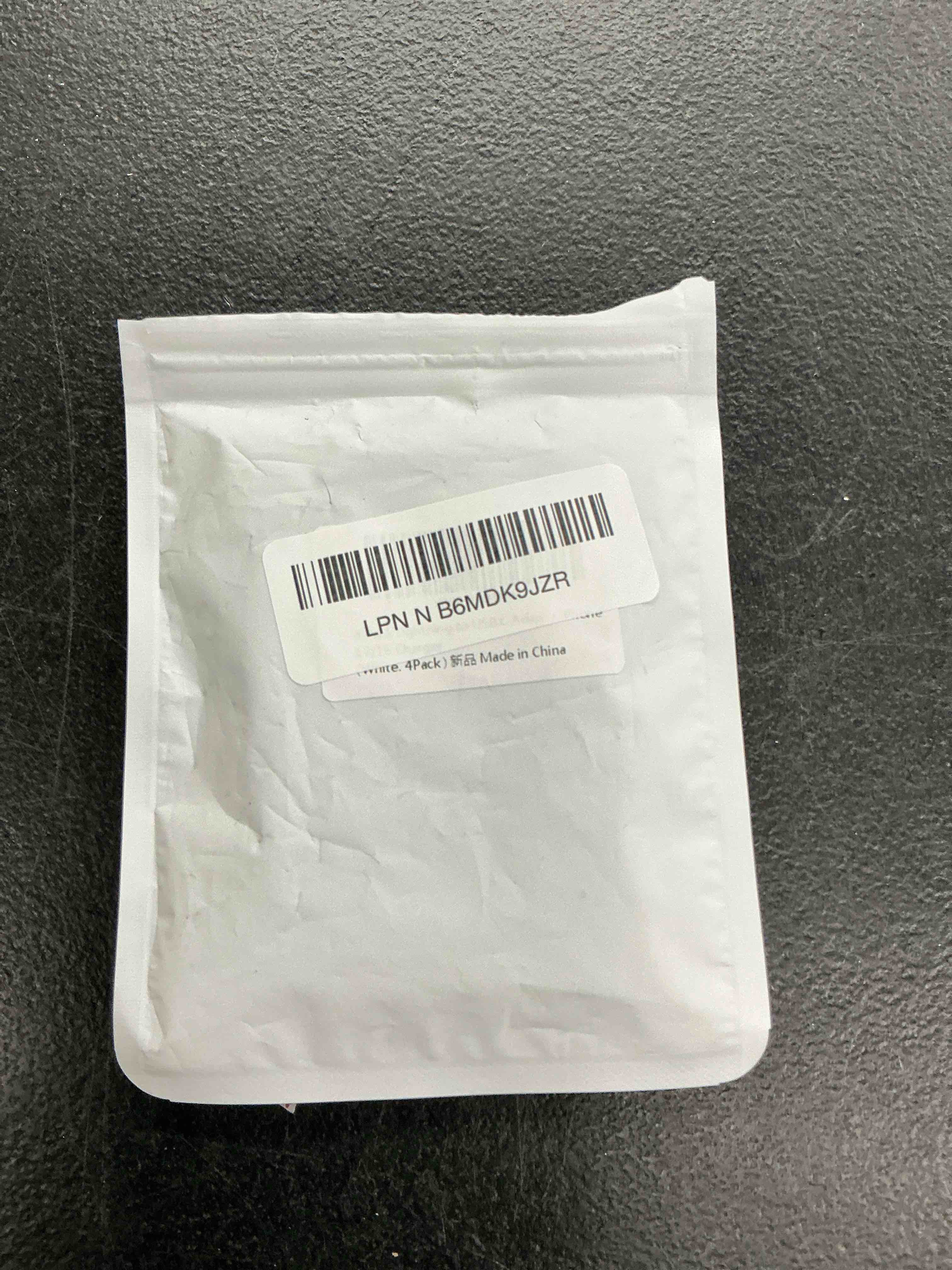 Condition photo showing Good Condition for lightning to usb c adapter 4 pack - fast charging & data transfer usb type c to lightning charger connector compatible with iphone 15/16/17 pro max/plus, samsung, pixel - (not for audio/otg) 4 pack white