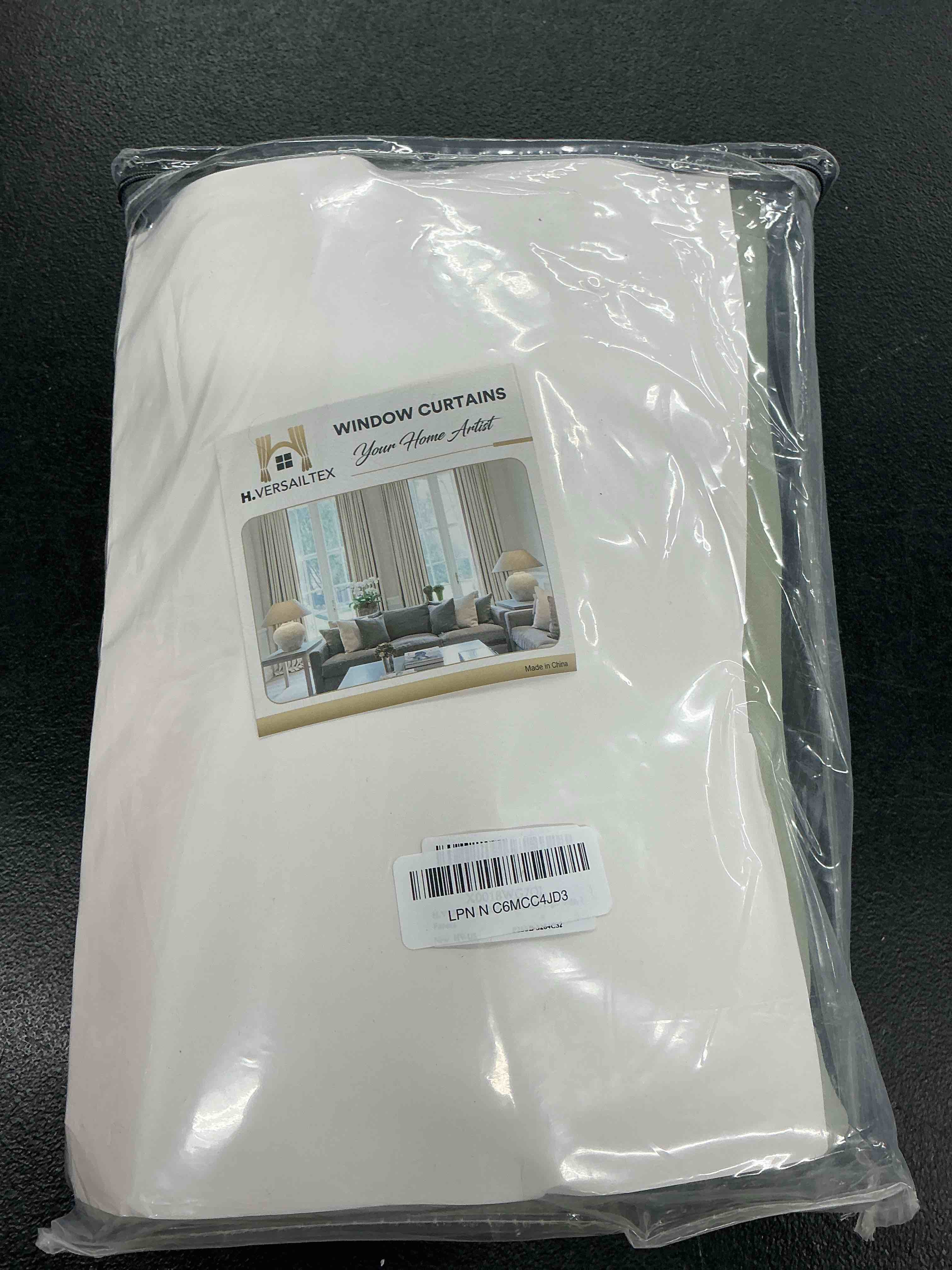 Condition photo showing New/Like New for h.versailtex blackout curtains thermal insulated window treatment panels room darkening blackout drapes for living room back tab/rod pocket bedroom draperies, 52 x 84 inch, light sage, 2 panels 52"w x 84"l (pack of 2) light sage