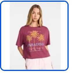 No Boundaries Boxy Cropped Graphic Tee, Women's XXS-XXL