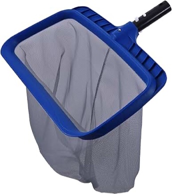 POOLAZA Pool Skimmer Net, Larger Capacity Pool Net Skimmer with Durable Deep Net, Sturdy Frame Pool 