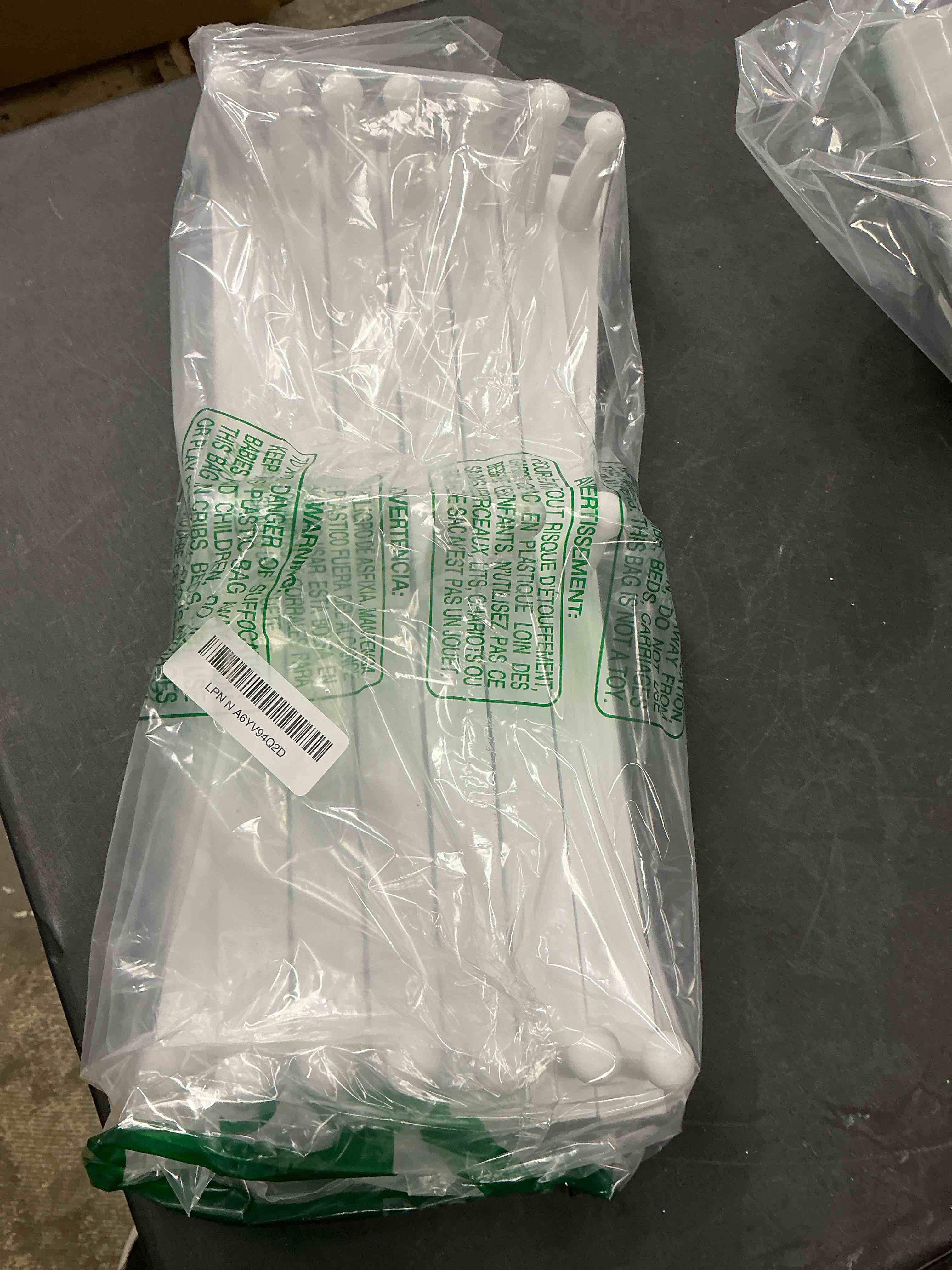 Condition photo showing Good Condition for SKOLOO Hat Rack for Wall with 20 Hooks, Solid Wooden, Modern, Expandable Coat Rack Wall Mount for Coats, Hats, Bags, Baseball Caps, White White 20 pegs