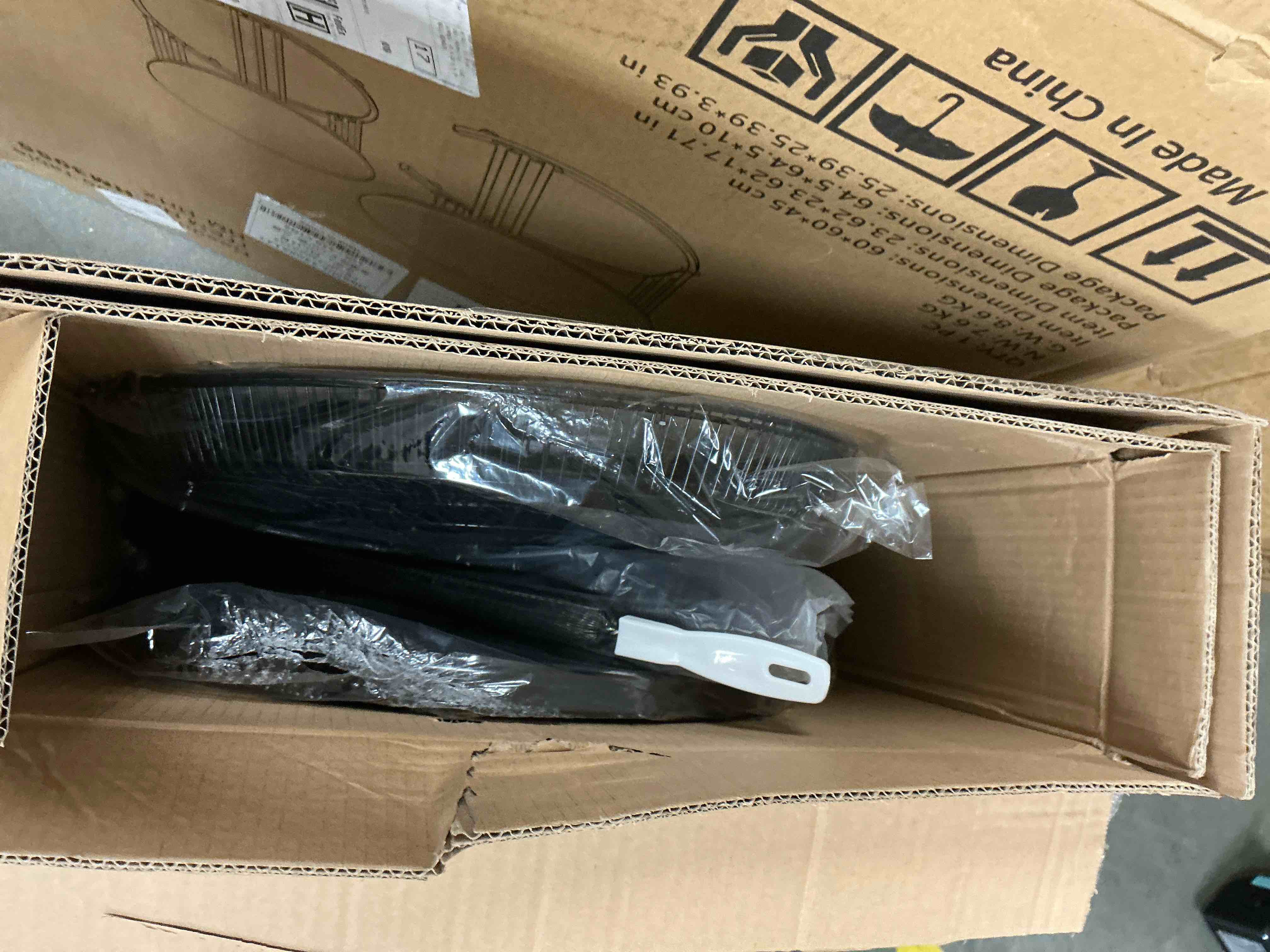 Condition photo showing New/Like New for Qunler 16'' Pedestal Oscillating Fan with Remote Control, Stand up Fan Adjustable Height, 3-Speed, Electric Cooling Fans for Bedroom Home Office Use