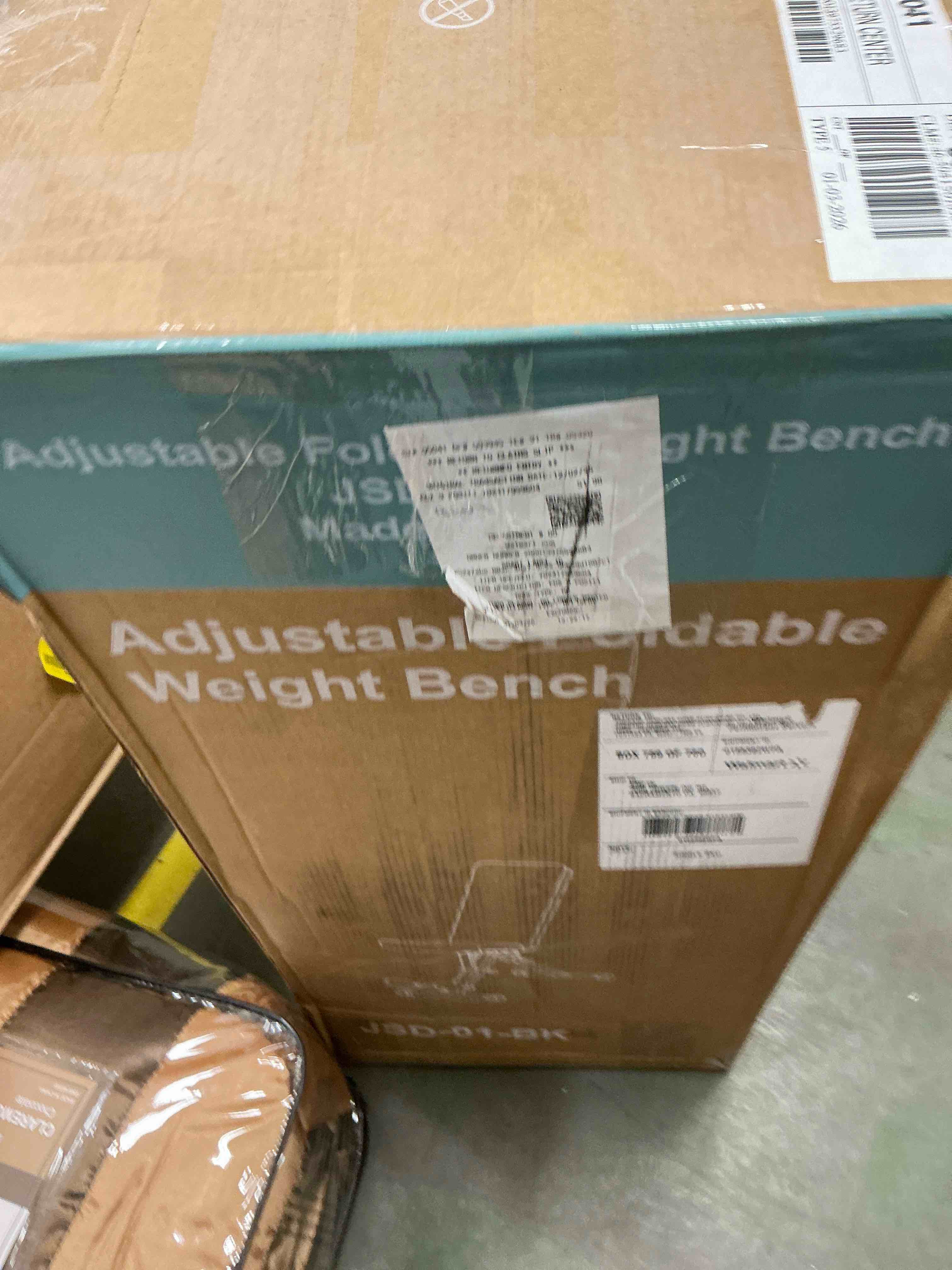 Condition photo showing New/Like New for EDX 9 Positions Adjustable Weight Bench  Support Up to 795lbs  Foldable Weight Bench for Full Body  Home Gym Fitness Strength Training  Black