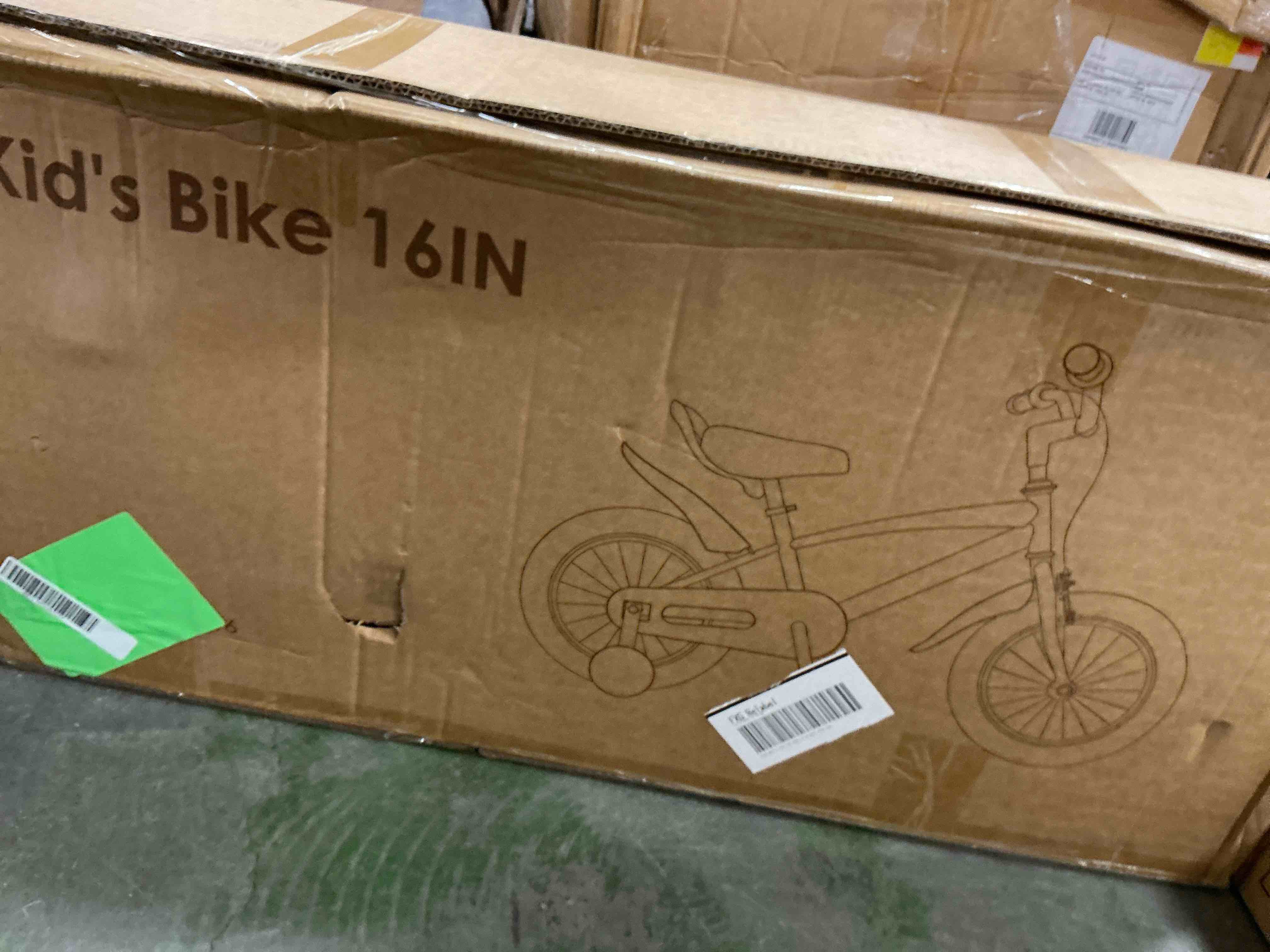 Condition photo showing New/Like New for Naipo 16 Kids Girls and Boys Blue Bike for Age 4-8 Years Old