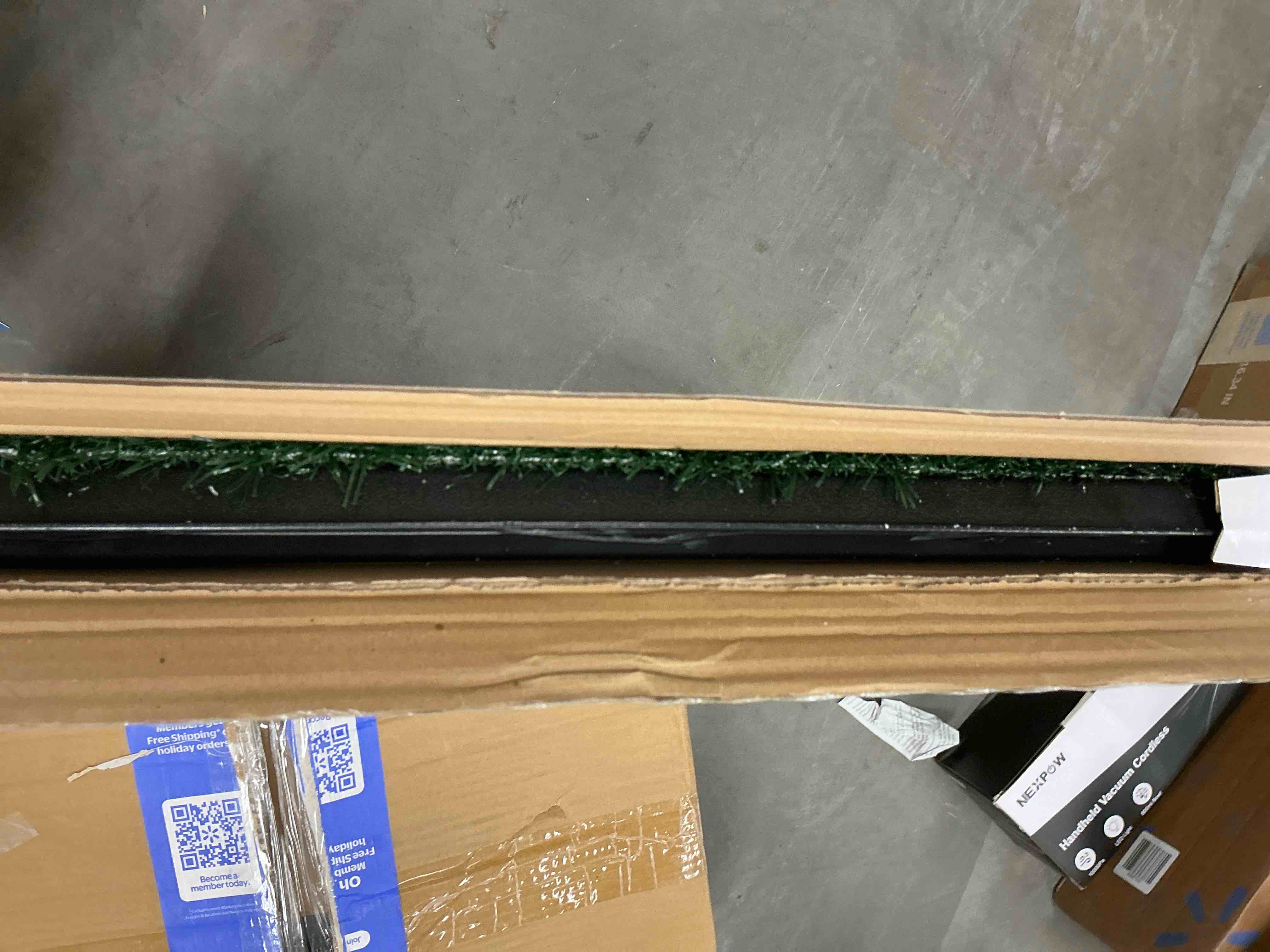 Condition photo showing Good Condition for DOMIPET Dog Grass Pad with Tray, 23"x18", 2 Reusable Artificial Turf for Dogs Potty, Quickly Absorbency Portable Dog Litter Box Bathroom Turf for Pet Training, Waterproof Non-Slip Washable Puppy Pee