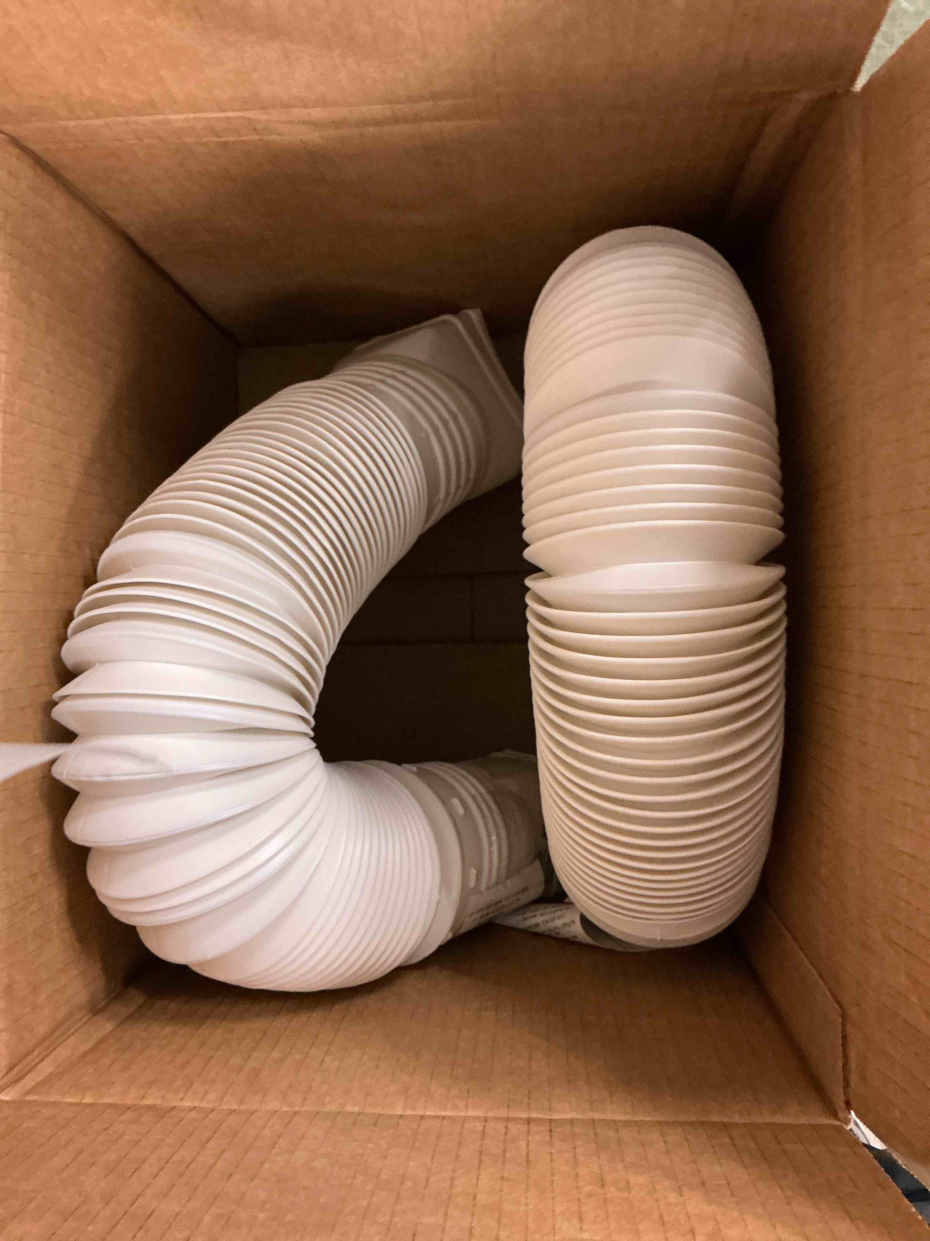 Condition photo showing Good Condition for Amerimax Flex-a-Spout Downspout Extension  White Roof Gutter Accessories 2 pack 