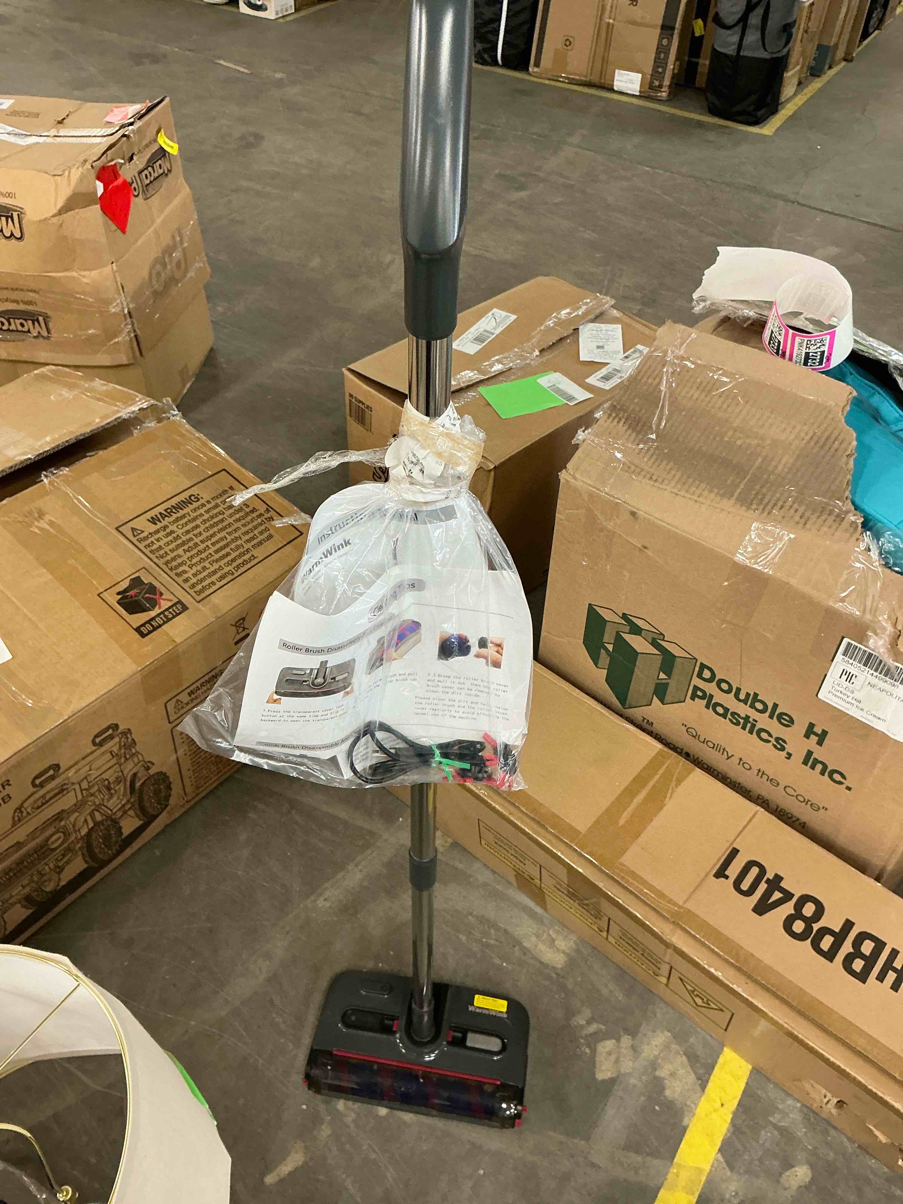 Condition photo showing Good Condition for Swivel Cordless Sweeper,Floor Cordless Sweeper, Cordless Electric Sweeper Rechargeable Cordless Sweeper, 360 Direction, Hard Floor Sweeper Roller Sweeper for Home Crumbs,Kitchen, pet Hair,