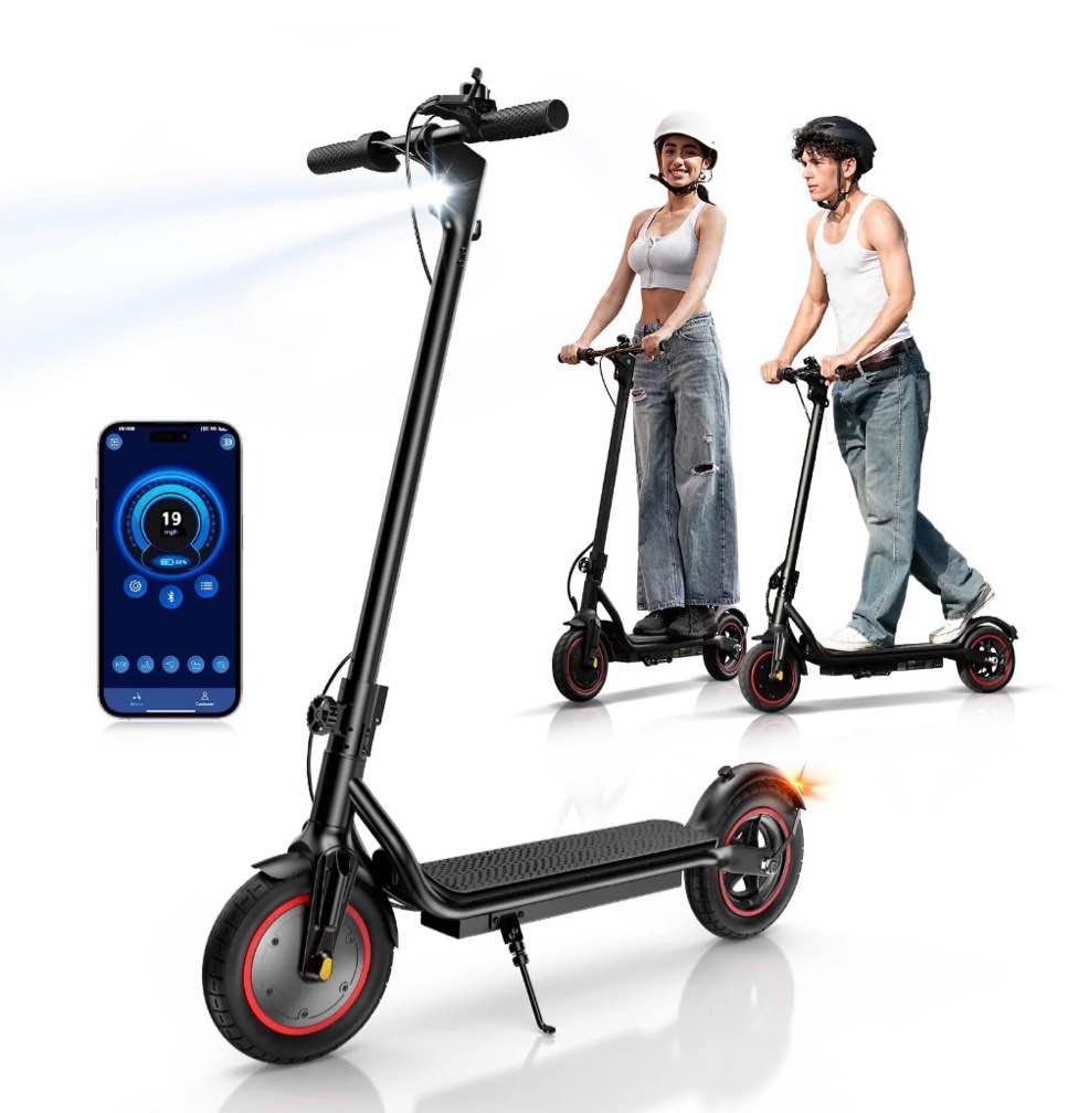 LiteFive LF5 350W Electric Scooter for Adults, 19mph & 21Miles Range, Folding Commuting E-Scooter