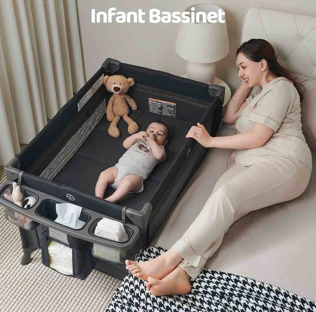 Condition photo showing Good Condition for Pamo Babe 4-in-1 Baby Playard with Bassinet & Changing Table for Newborn