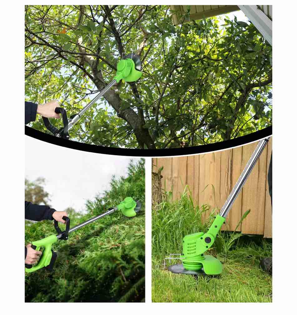 Condition photo showing Good Condition for YAHHU 21V Cordless 3-in-1 String Trimmer, Trimmer, Edger & Mower with Multi-Blade System for Effortless Lawn & Garden Care(US or EU Plug)