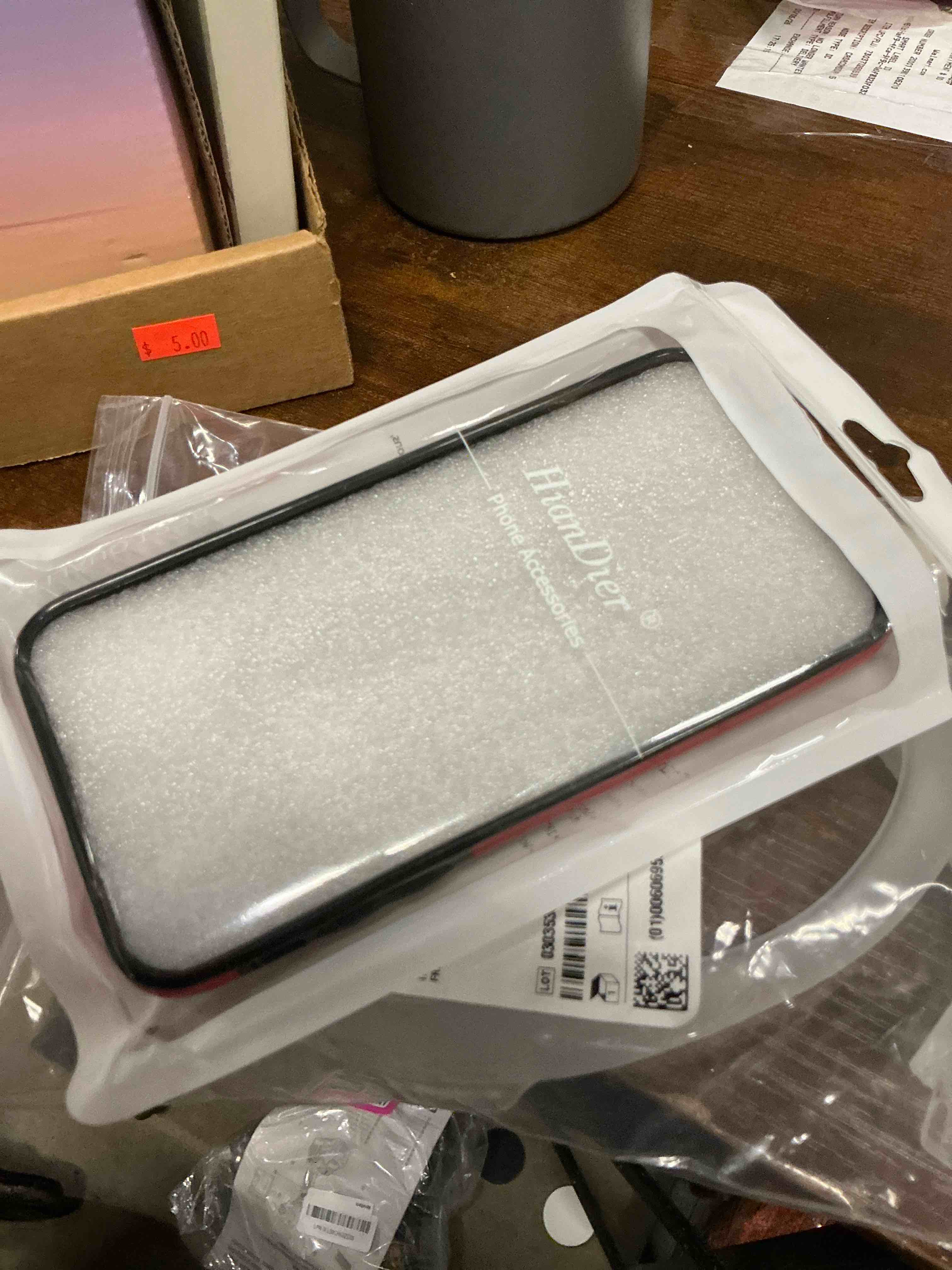 Condition photo showing Good Condition for HianDier Wallet Case for iPhone 11 6.1-inch Slim Protective Case with Credit Card Slot Holder Flip Folio Soft PU Leather Magnetic Closure Cover for 2019 iPhone 11 iPhone XI, Red