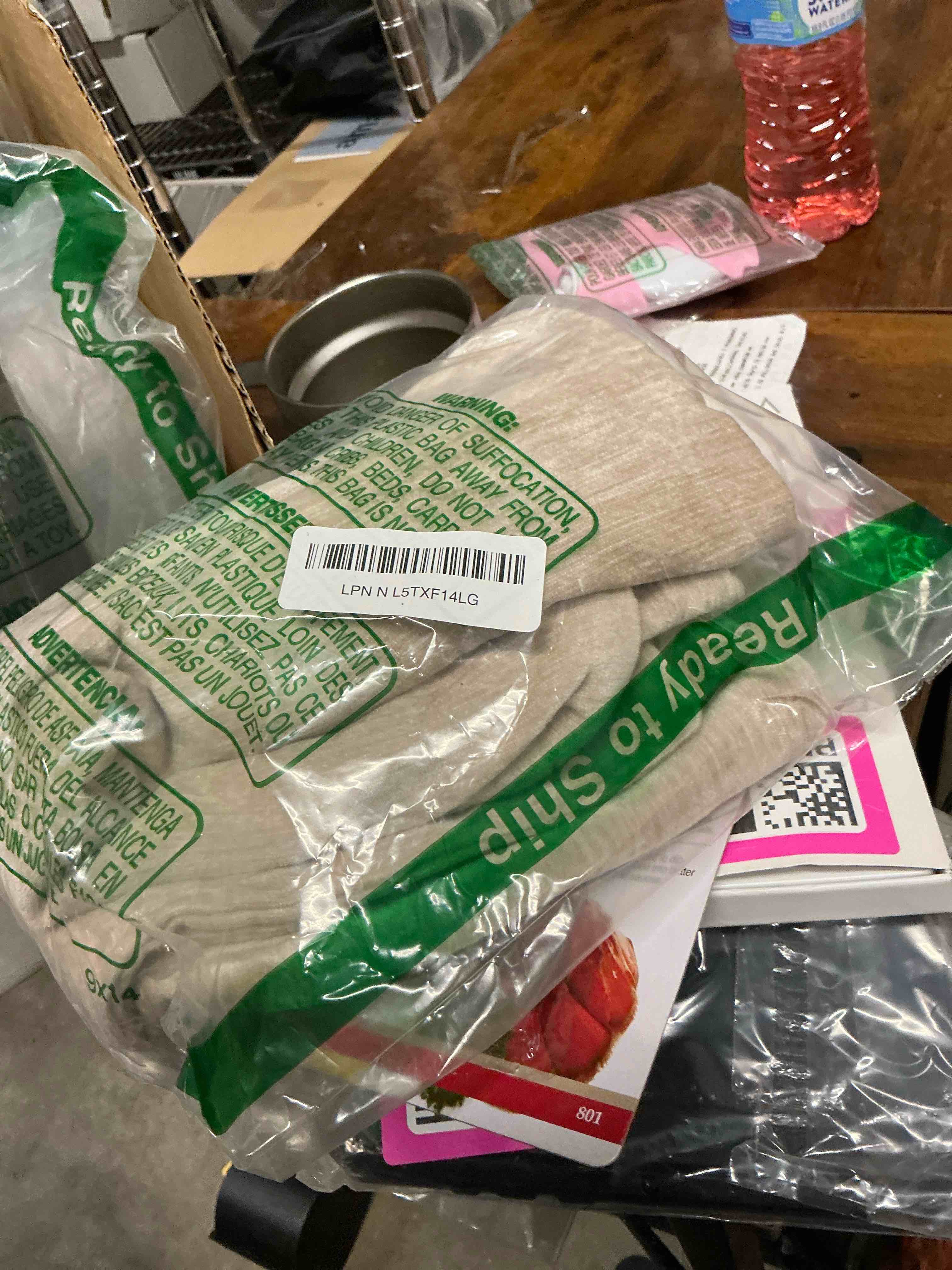 Condition photo showing Good Condition for decorUhome Chenille Beige Spring Throw Pillow Covers 18x18 Inch Set of 2, Decorative Soft Couch Pillow Covers Solid Dyed Accent Farmhouse Neutral Square Pillow Cases for Sofa Beige 18" x 18" (Pack of 2)