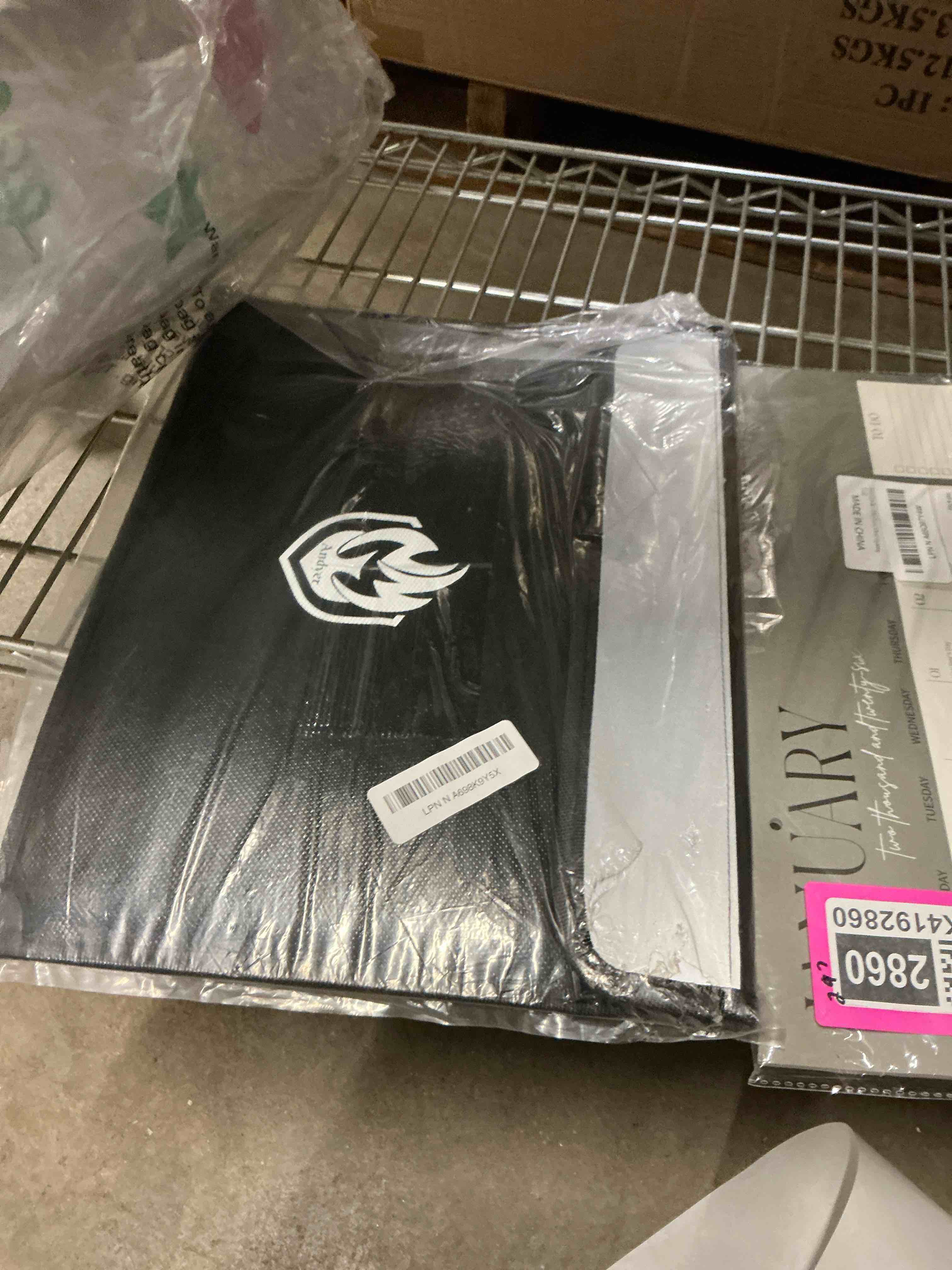 Condition photo showing Good Condition for 2 Pockets Fireproof Document Bag 6200°F, 10 Layers Waterproof Fireproof Money Bag for Cash with Reflective Strip, Heat Insulated Waterproof Document Holder Pouch, Fire Safe Storage (Black)