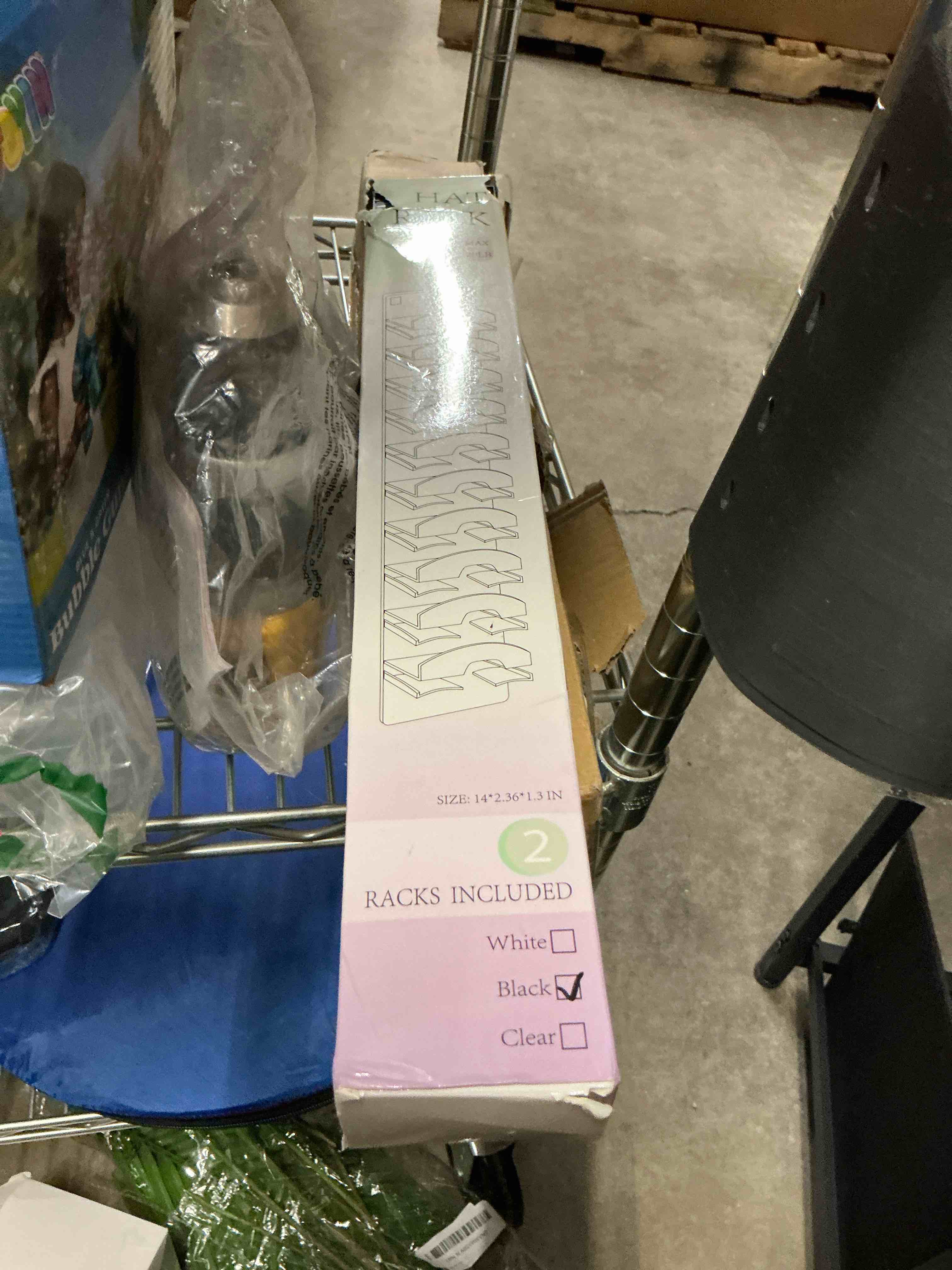 Condition photo showing Good Condition for Hat Organizer for Baseball Caps 2Pack, Hat Rack for Wall with Strong Adhesive Hold up to 20 Hats, Hat Hanger Holder Display for Door Closet, Cap Organizer Storage Multilayer Two Mounting Option(Black) Black 2pcs-matte