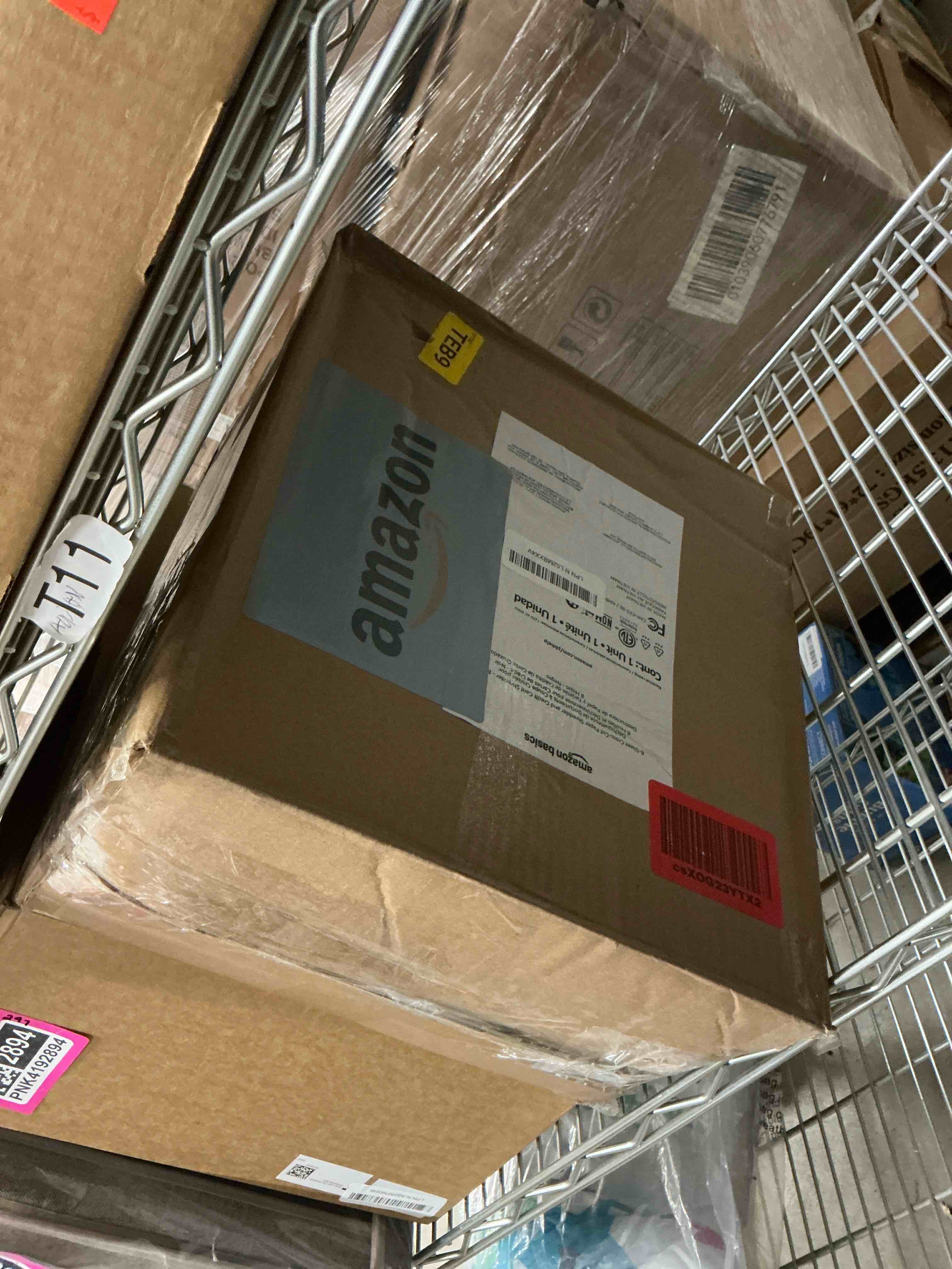 Condition photo showing Good Condition for Amazon Basics 8-Sheet Cross Cut Paper Shredder and Credit Card Shredder - Black 8 Sheet Black