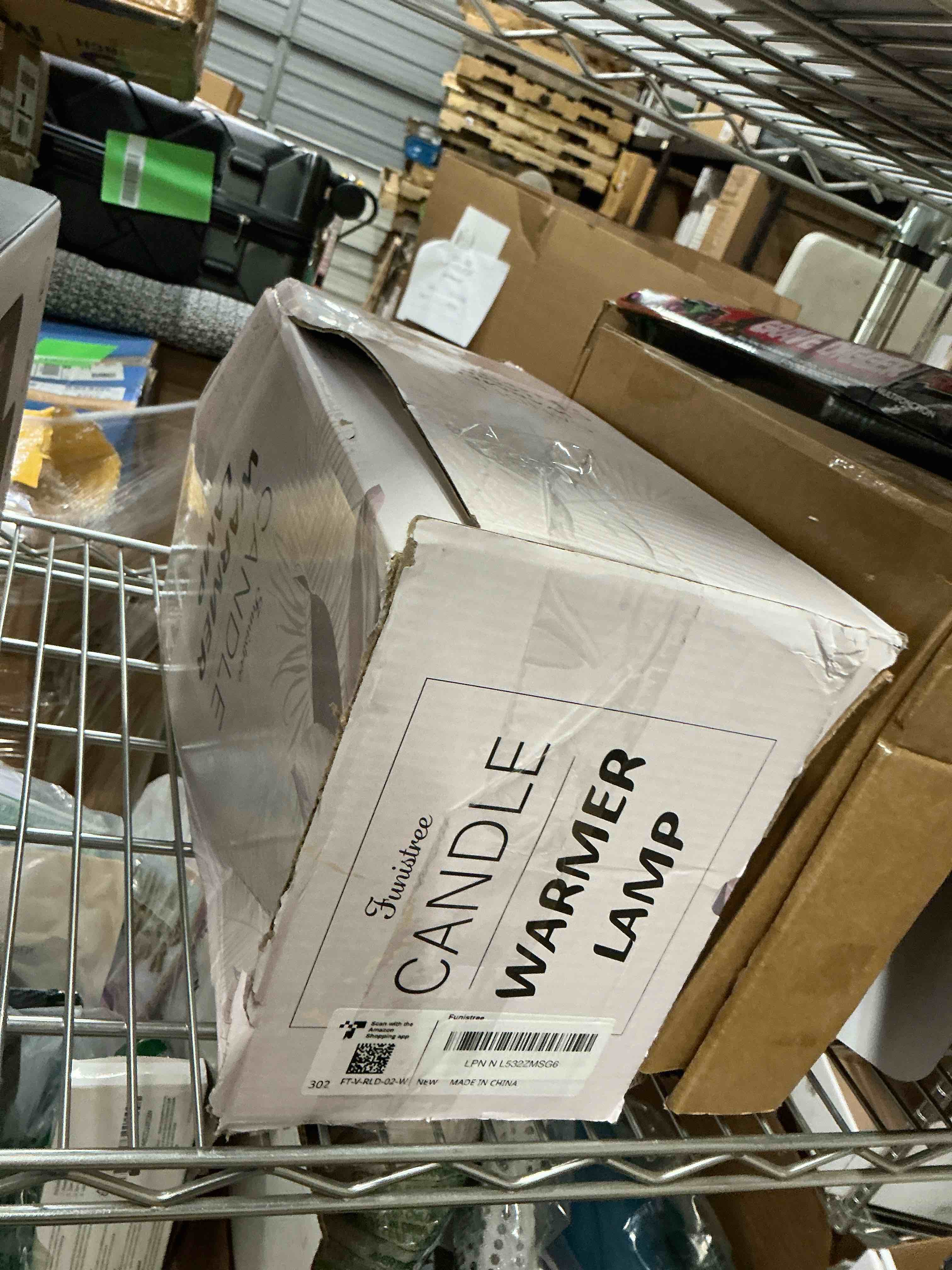 Condition photo showing Good Condition for Flower Candle Warmer Lamp with Timer, Dimmable Candle Lamp Warmer, Valentines Birthday Gift for Women Her Mom, House Warming for New Home Decor, Lotus Wax Warmer for Jar Candles