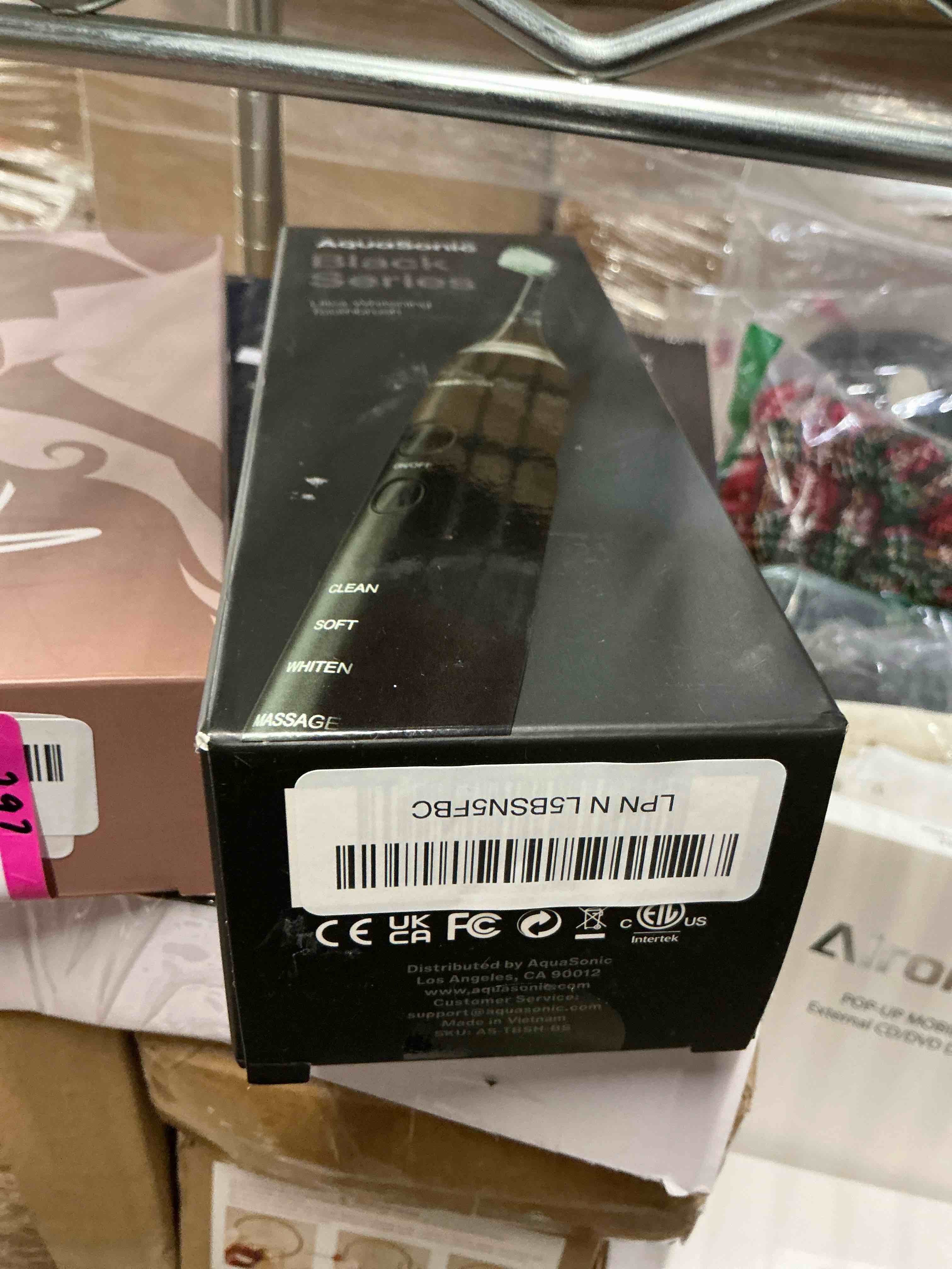 Condition photo showing Good Condition for Aquasonic Black Series Ultra Whitening Toothbrush – ADA Accepted Electric Toothbrush- 8 Brush Heads & Travel Case – 40,000 VPM Electric Motor & Wireless Charging - 4 Modes w Smart Timer 1 Count (Pack of 1)