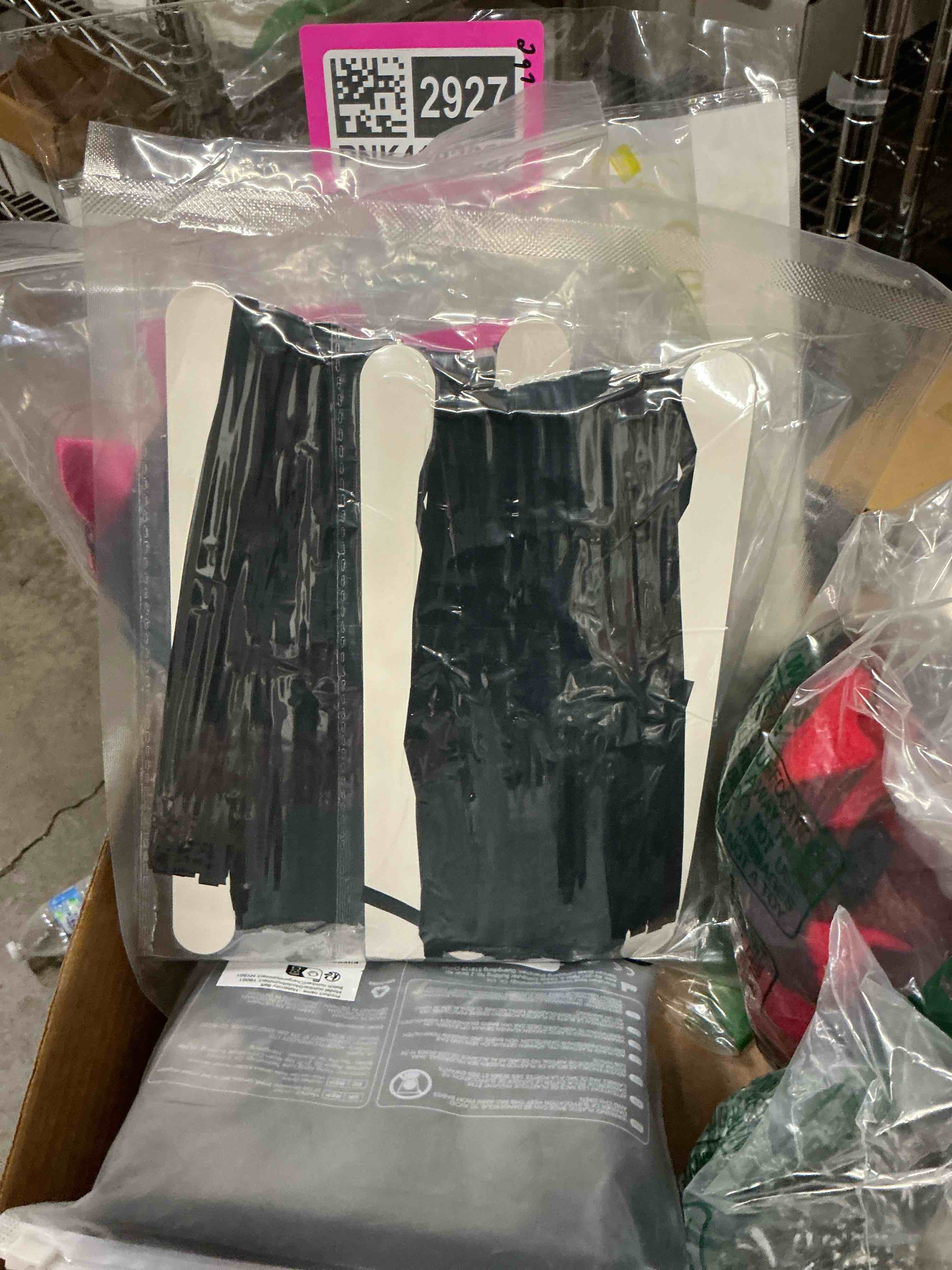 Condition photo showing Good Condition for Black Fringe Curtain Party Streamers 2Pack 3.3x8.3 Ft Foil Fringe Backdrop Curtains for Birthday Wedding Bridal Baby Shower Halloween Decor Tinsel Streamers Black Party Decorations Door Streamers Black 3.3 x 8.3 Ft (Pack of 2)