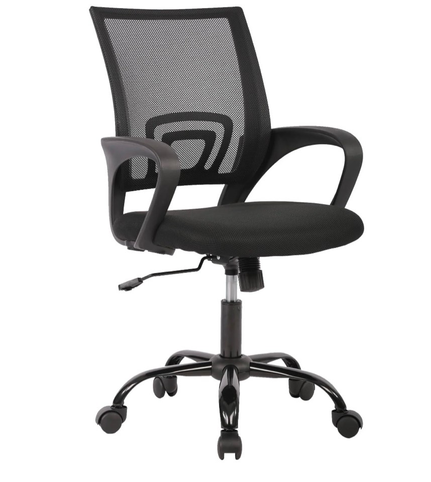 Condition photo showing New/Like New for JONPONY Ergonomic Office Chair, Lumbar Support, Adjustable Height with Armrests for Adults,Black