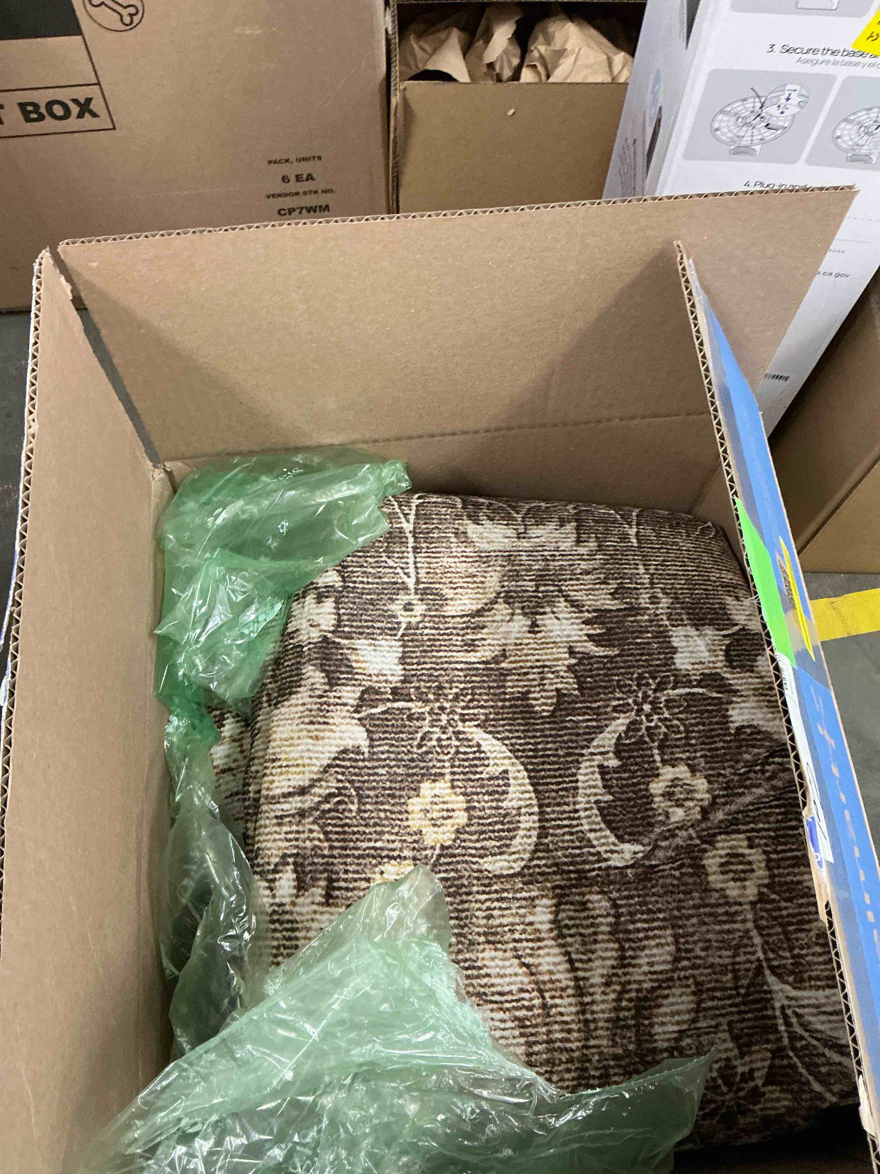 Condition photo showing New/Like New for BERTHMEER 9 x12  Large Brown Area Rugs Vintage Oriental Traditional Rugs for Living Room Bedroom Dining Room Farmhouse Machine Washable Non-slip