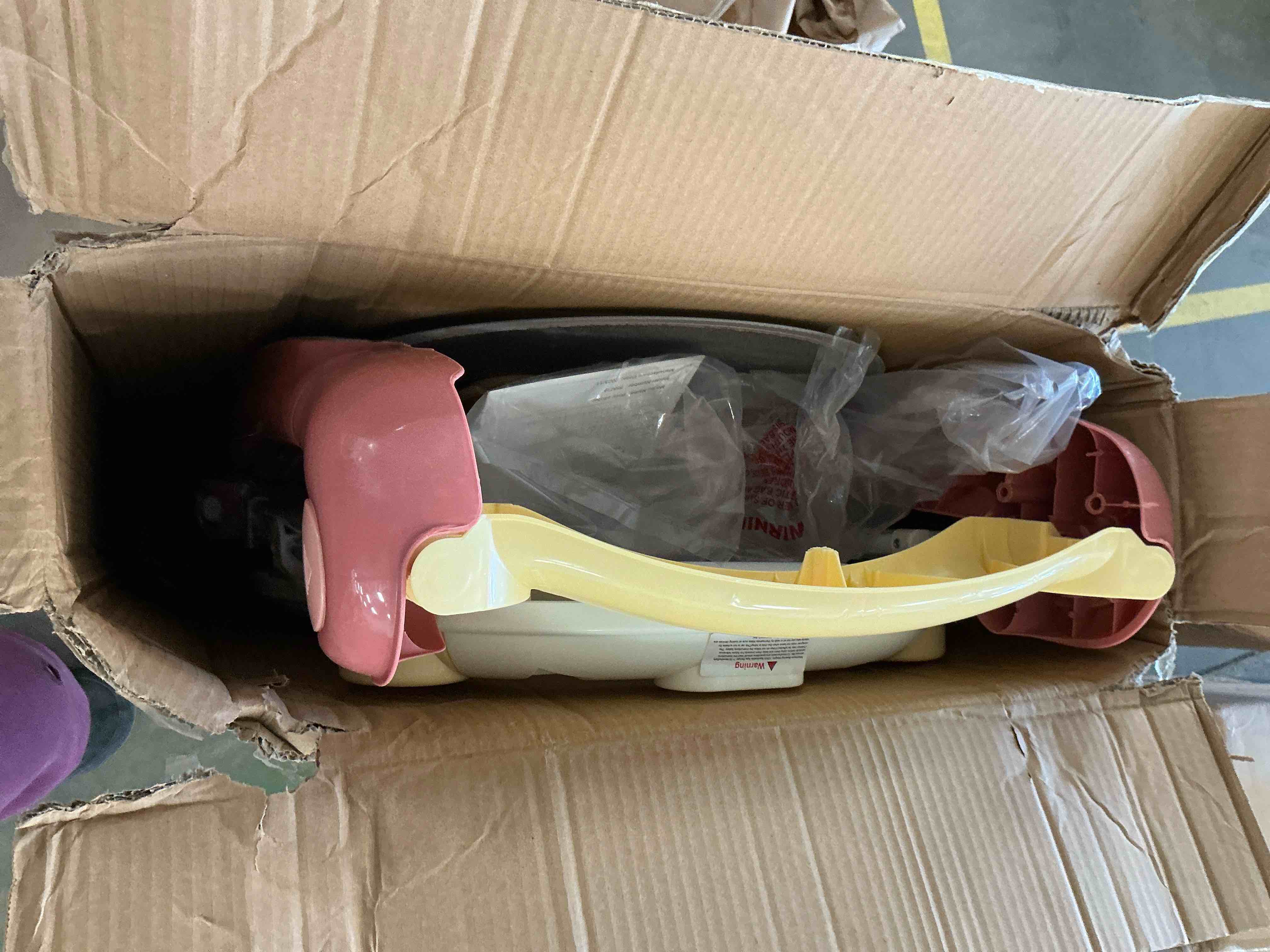 Condition photo showing Good Condition for JUANYU Baby Walker,4-in-1 Multi-functional Adjustable Height Toddler Feeding Walker,for Toddlers 6-18 months,Pink