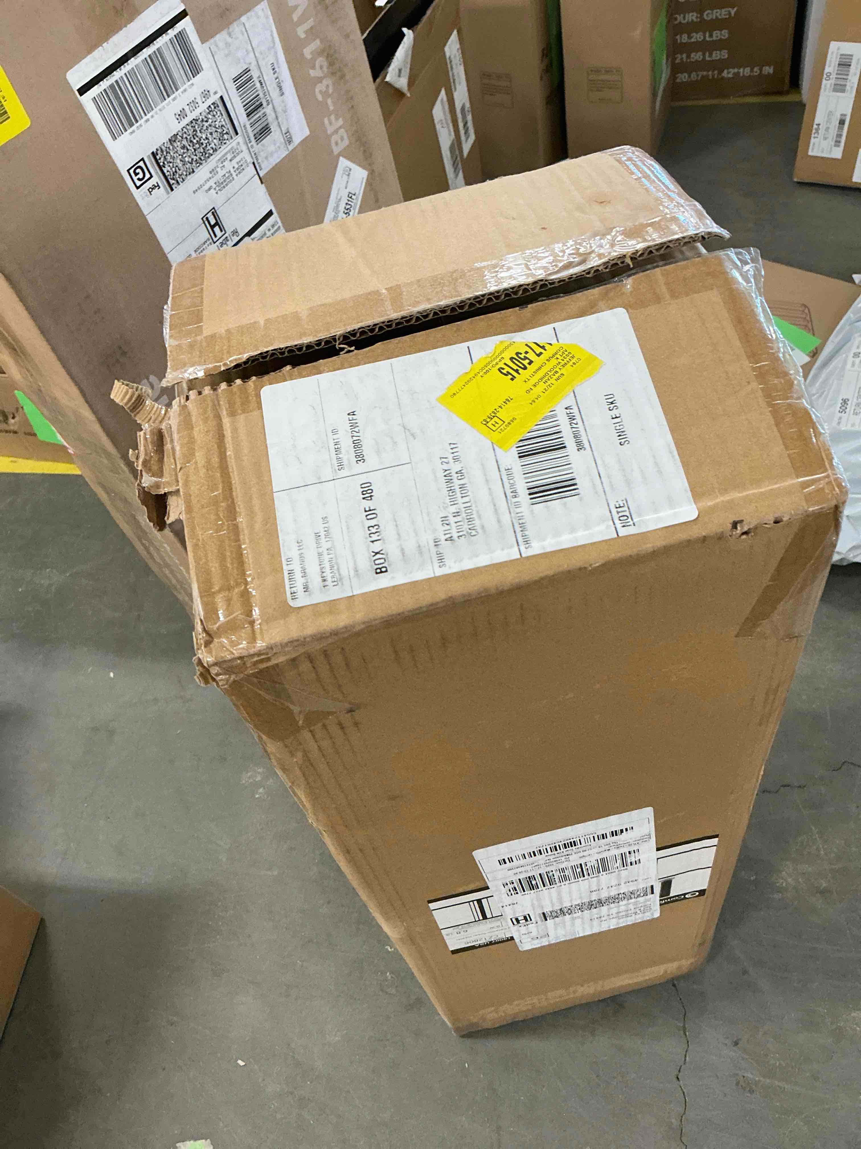 Condition photo showing New/Like New for Comfort Zone 25  Oscillating Tower Space Heater with 3D Flame and Remote Control  75 Degree Oscillation  8 Hour Timer  Overheat Protection  Tip-Over Switch  For Home & Office  1 500W  MT2075L